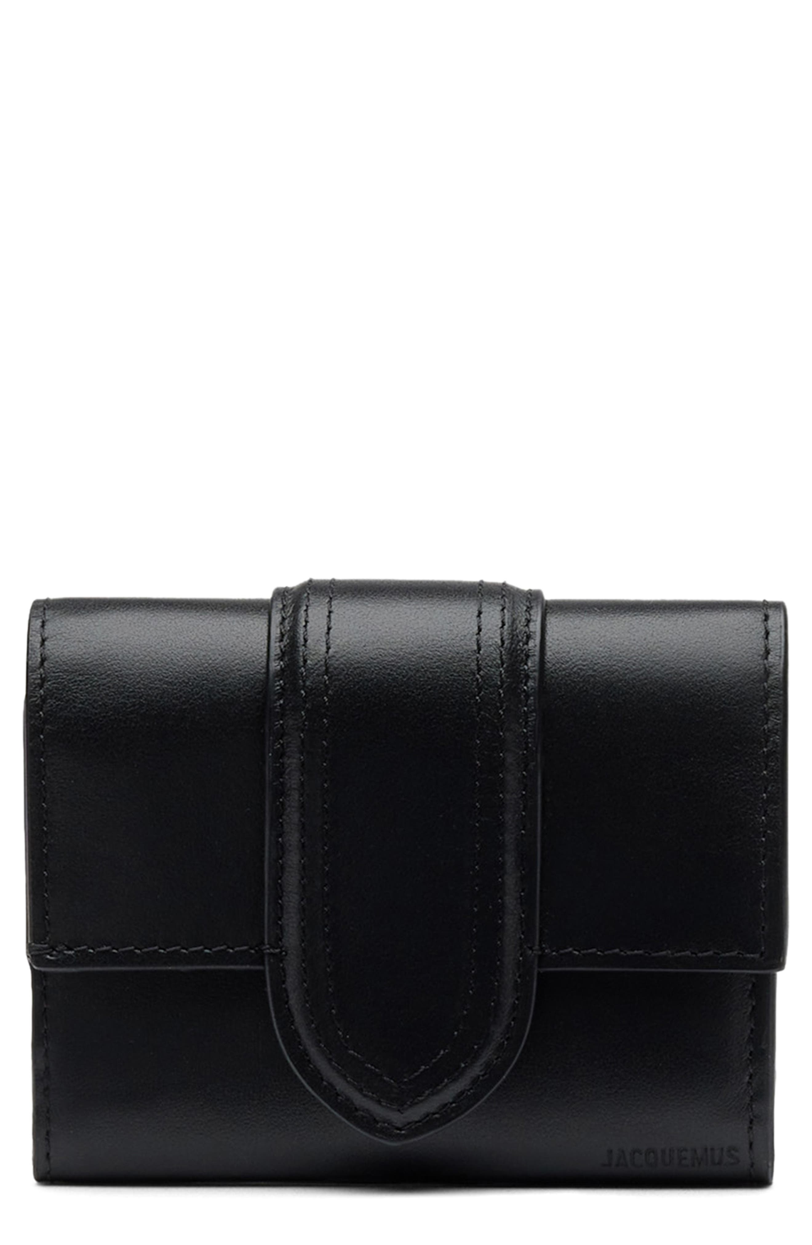 Jacquemus Le Compact Bambino Wallet in Black at Nordstrom - 1