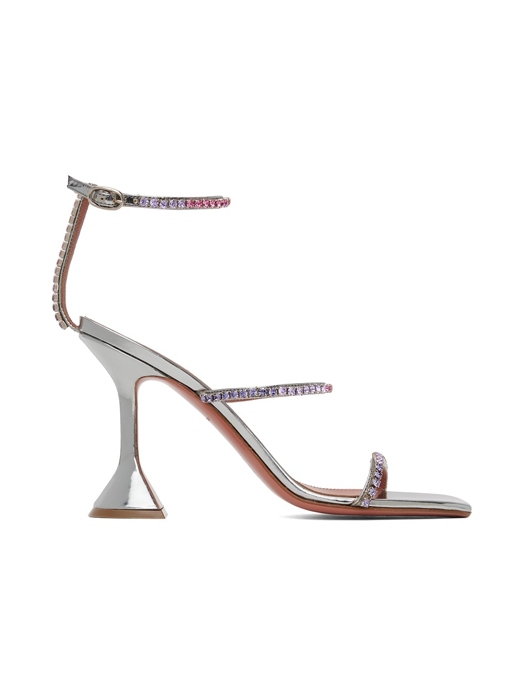 Silver Gilda Heeled Sandals - 1