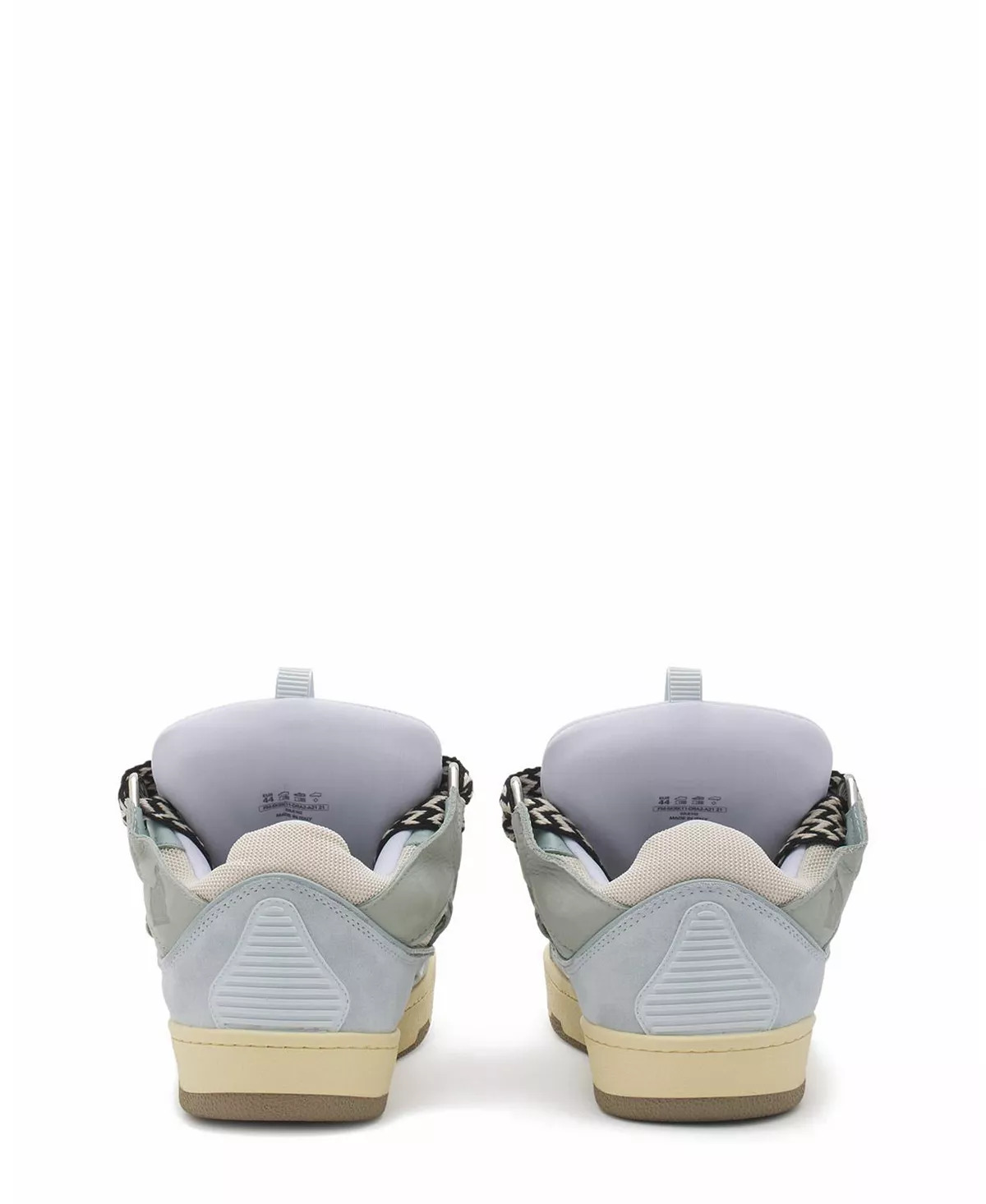 Unisex Leather Curb Sneakers - 4