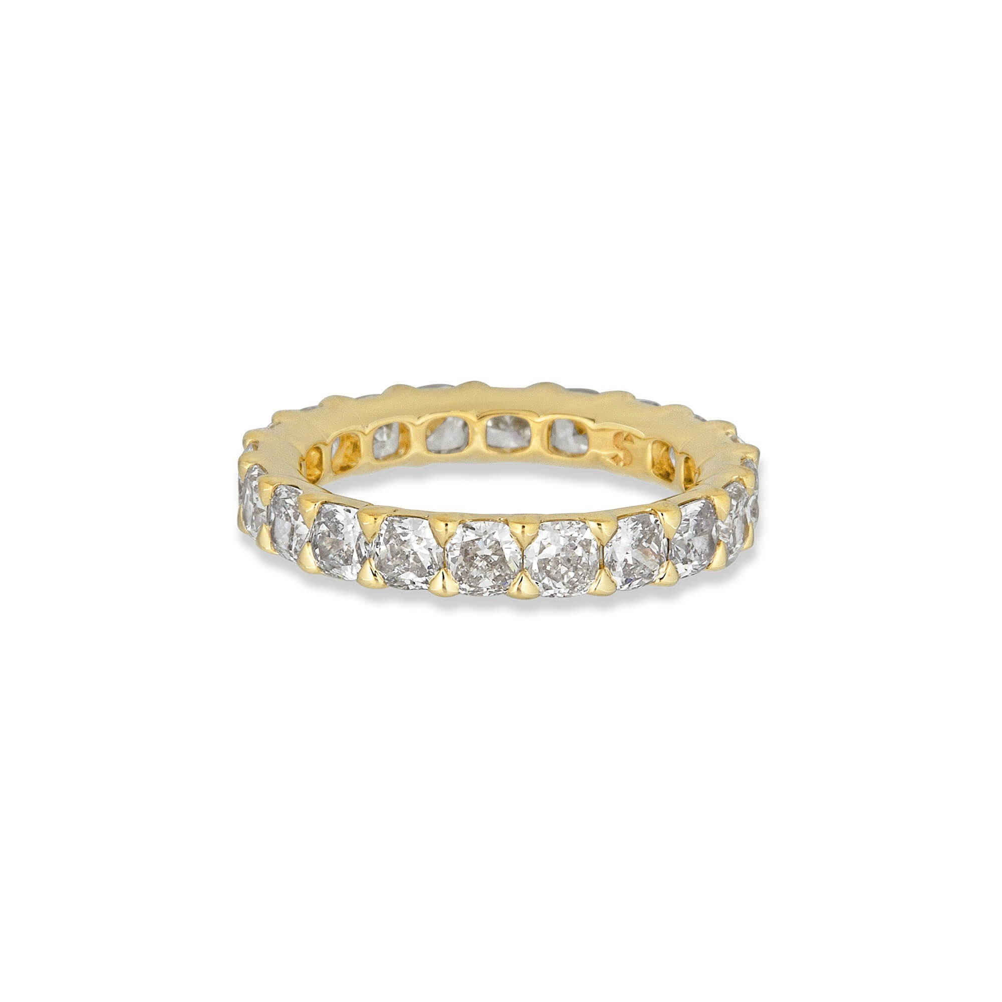 LAB-Created Round Diamond Eternity Band - 3