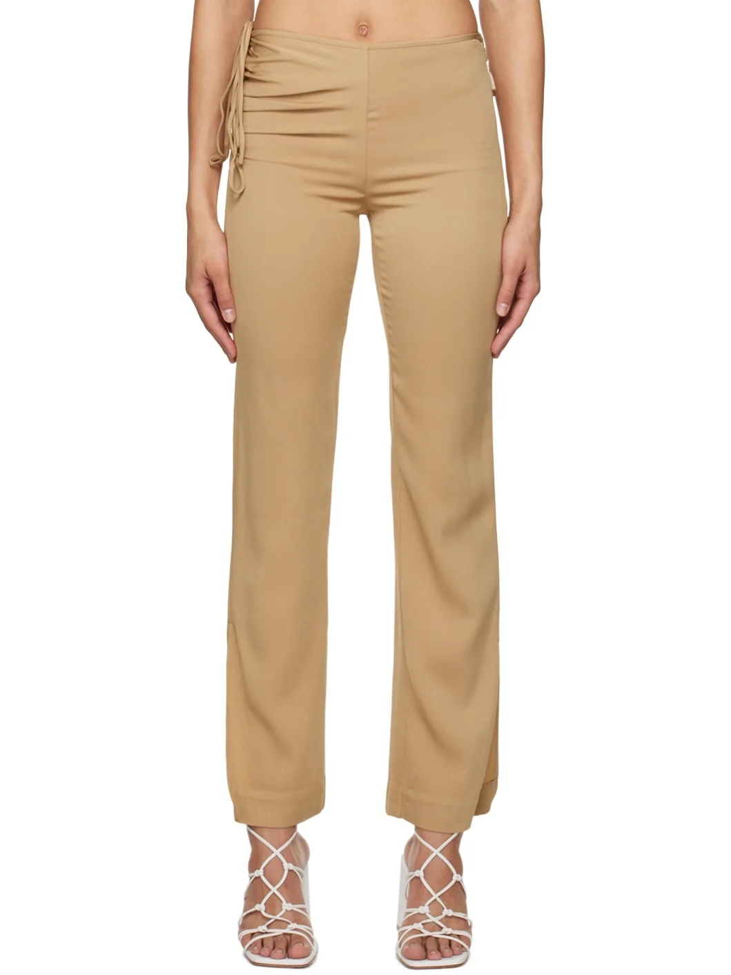 Tan Bertoia Trousers - 1