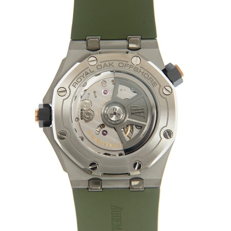 Audemars Piguet Royal Oak Offshore Automatic Green Dial Men's Watch 15720ST.OO.A052CA.01 - 4