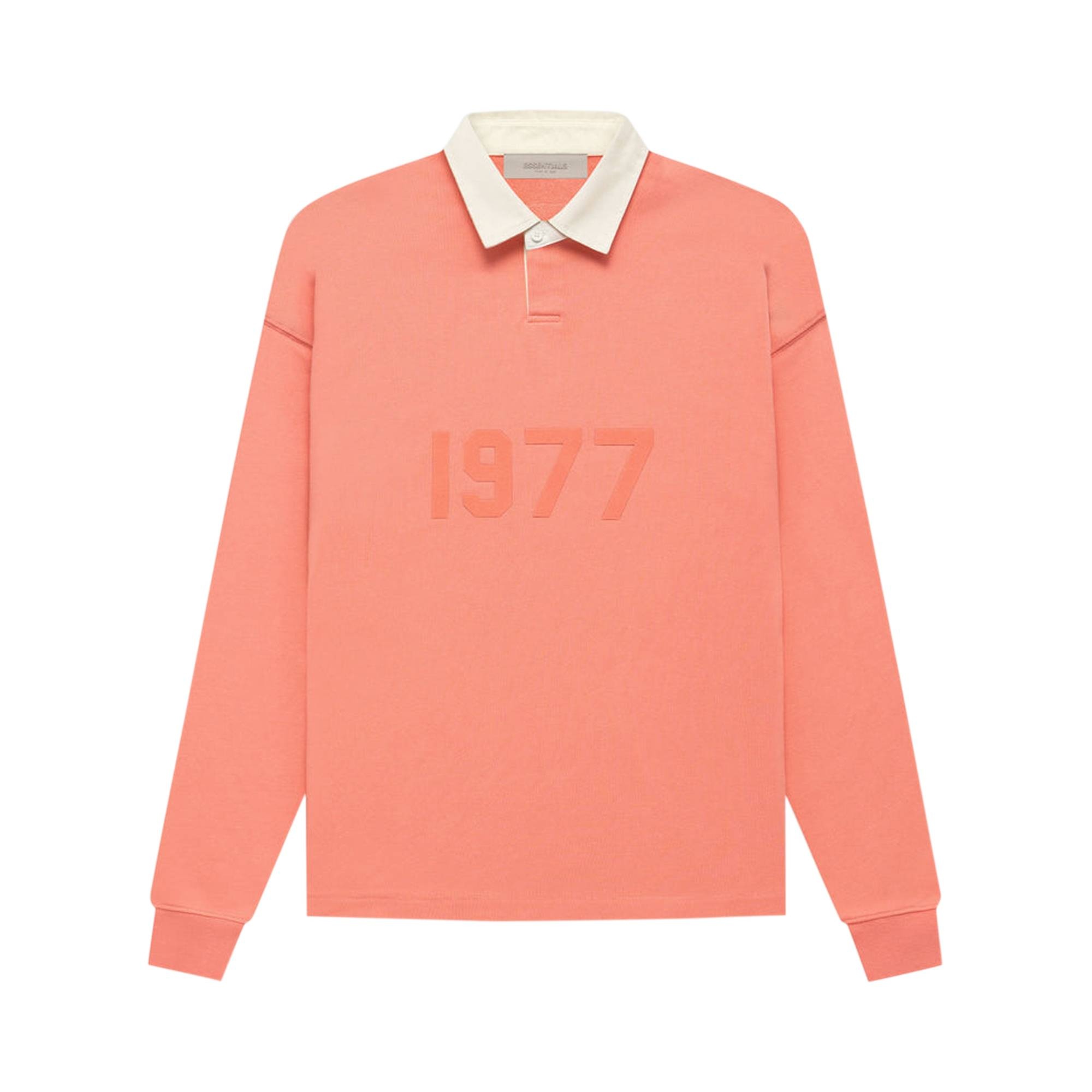 Fear of God Essentials Henley Rugby 'Coral' - 1