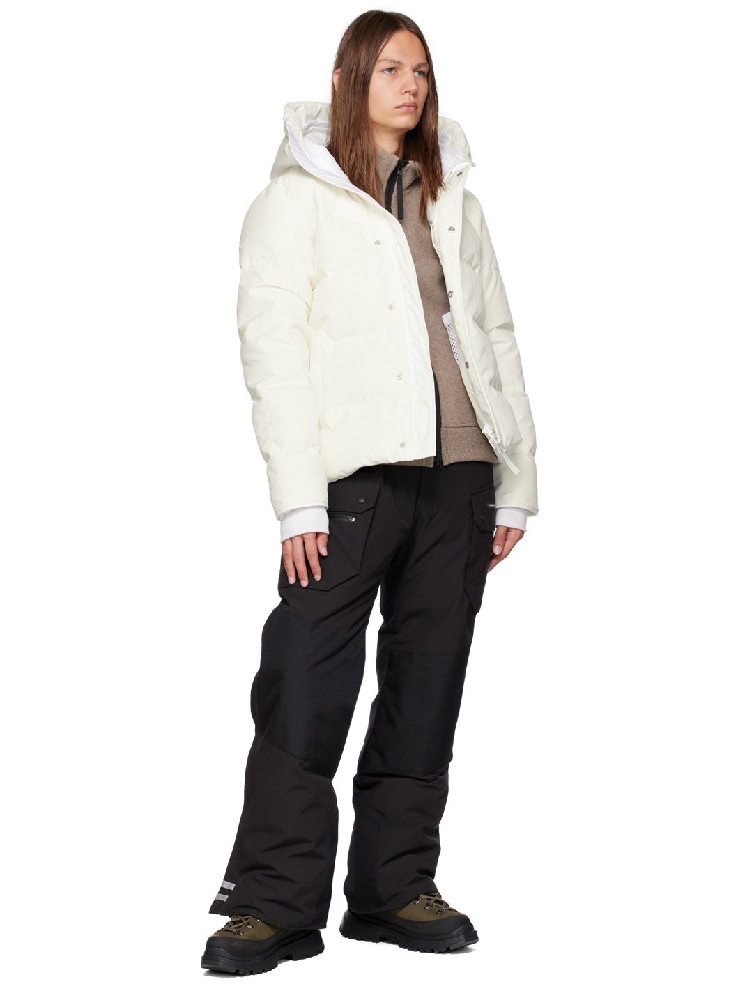 White HUMANATURE MacMillan Down Jacket - 5
