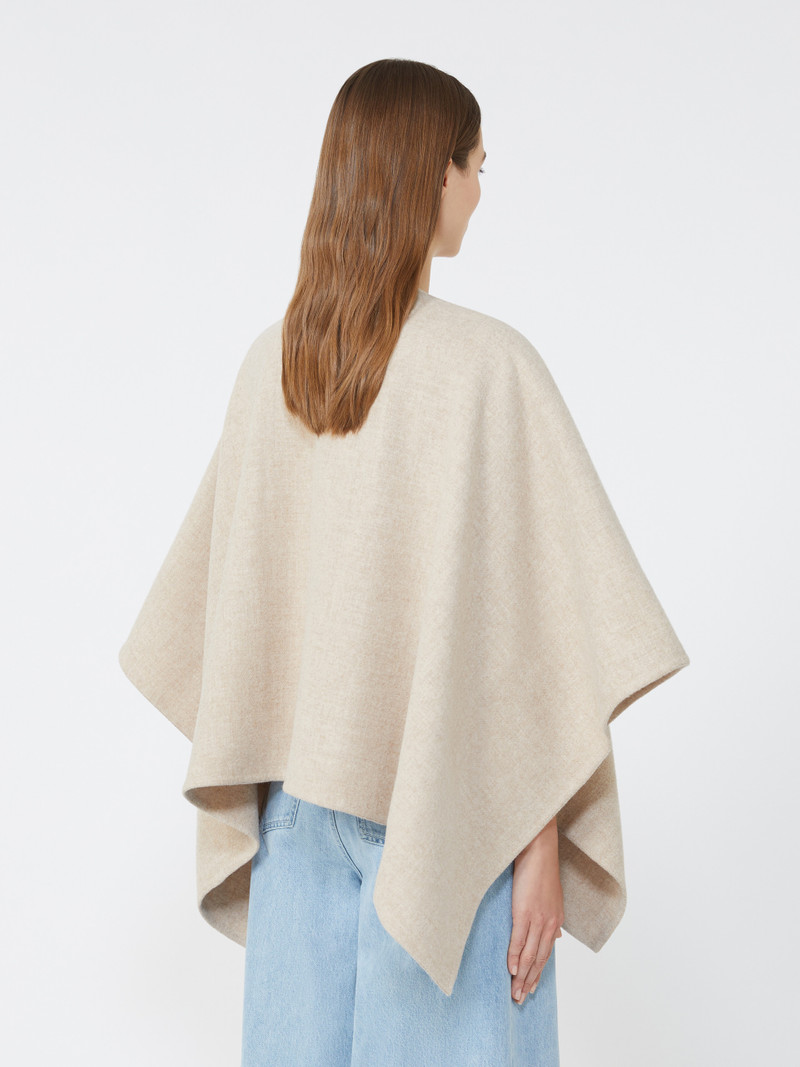 SERRA Wool and alpaca cape 3