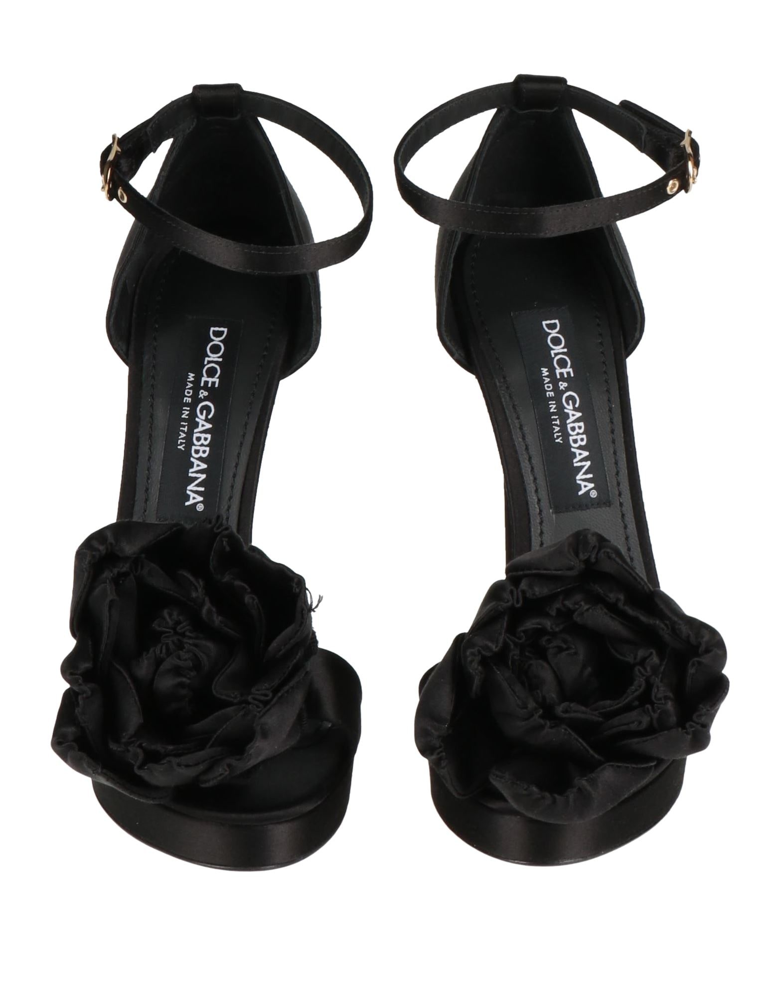 Black Women's Sandals - 4