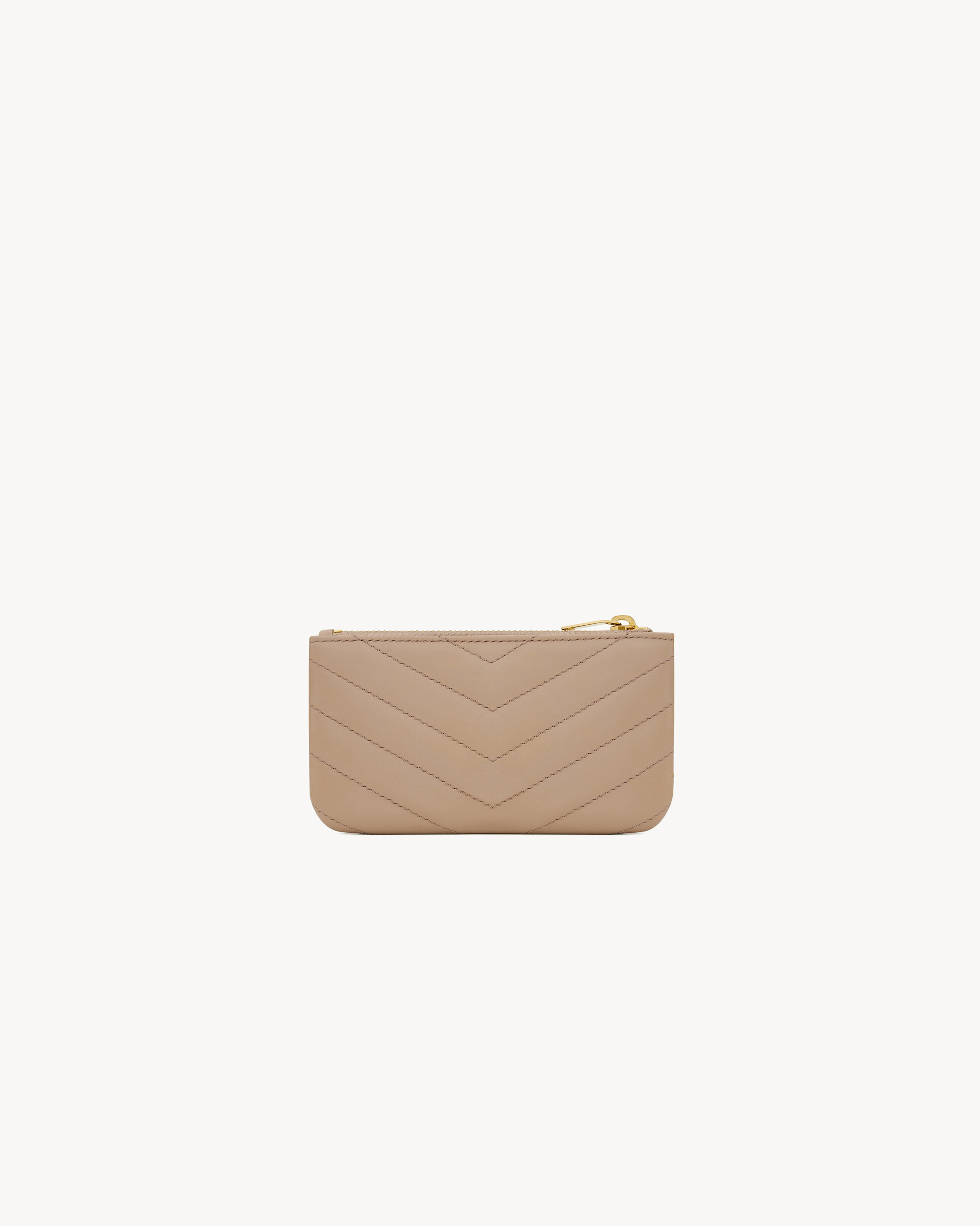 CASSANDRE MATELASSÉ KEY POUCH IN SMOOTH LEATHER - 2