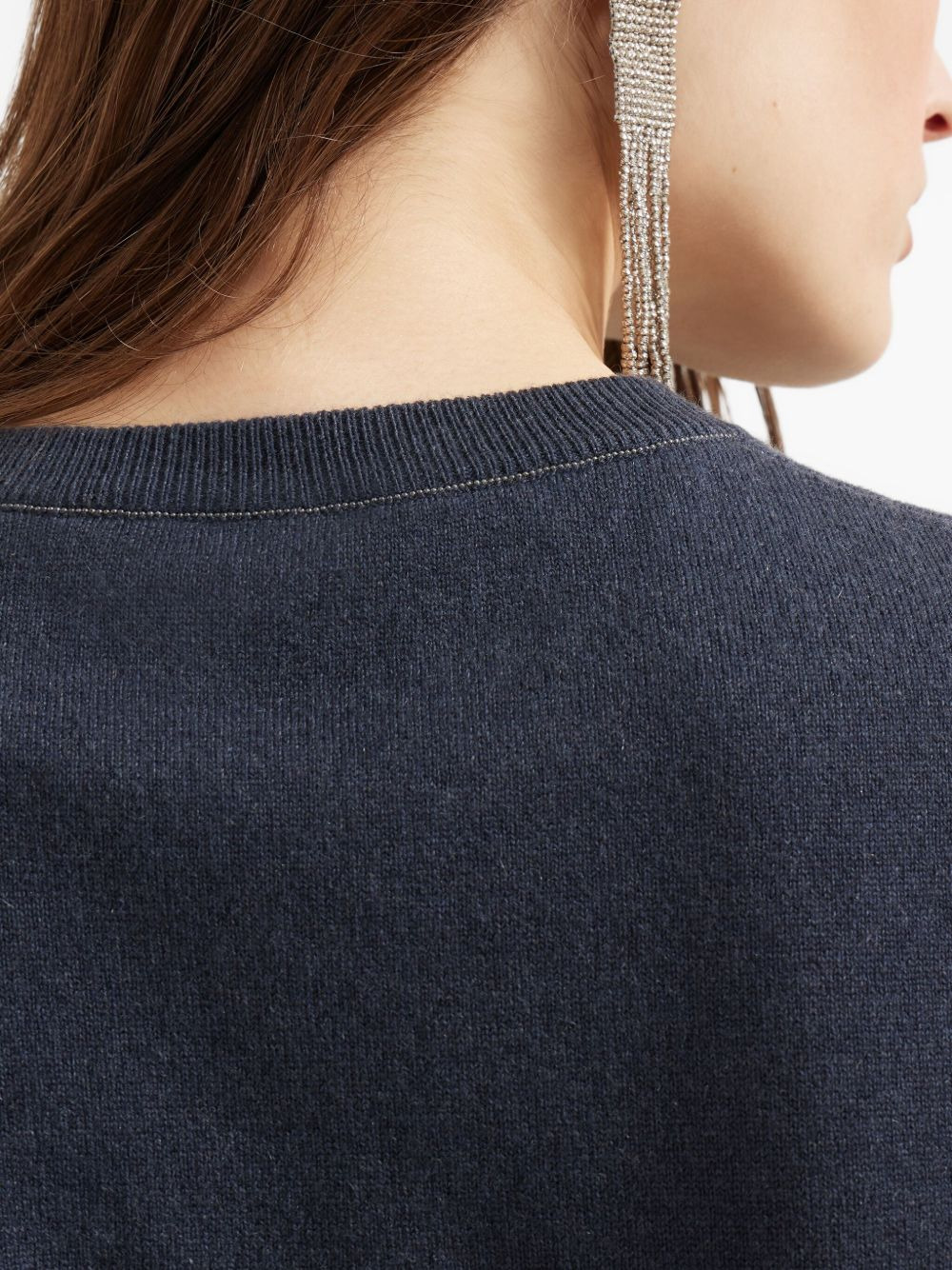 crew-neck cashmere sweater - 5