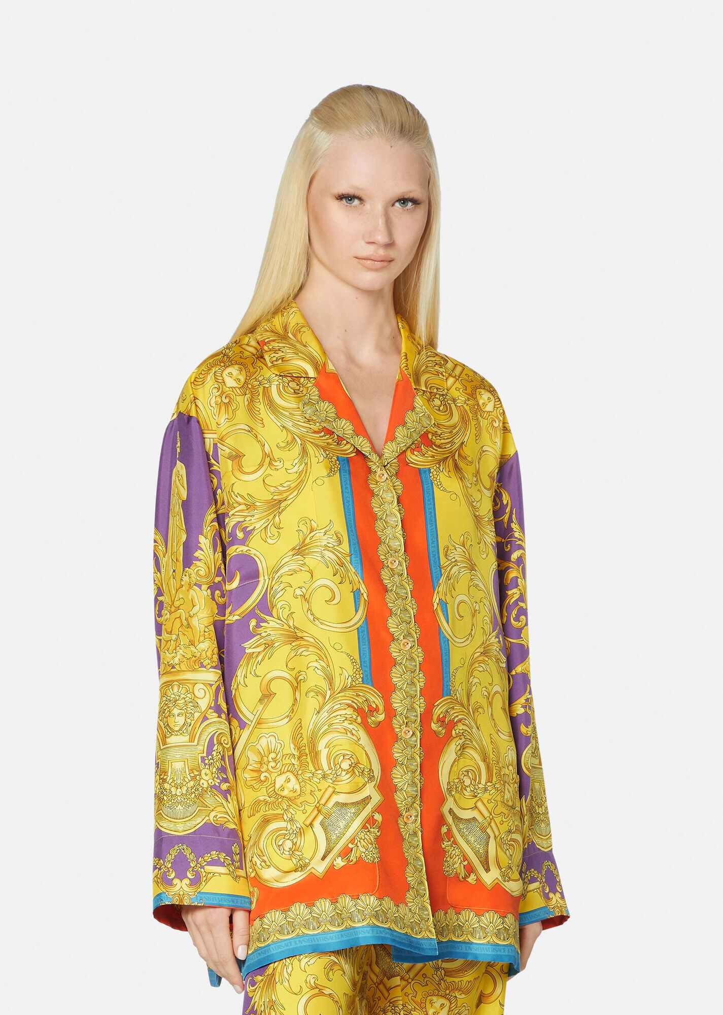 Barocco Goddess Silk Overshirt - 2