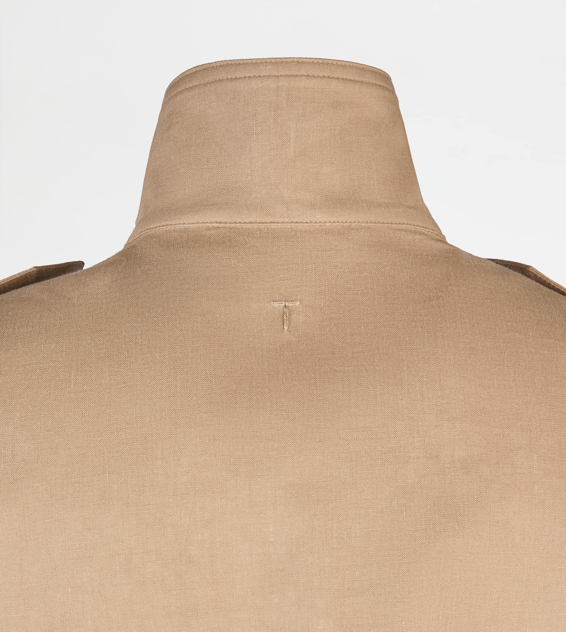 FIELD JACKET IN LINEN - BEIGE - 2