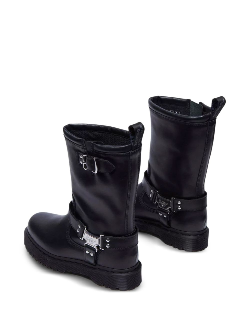 Anistone Hi buckle-strap platform boots - 3