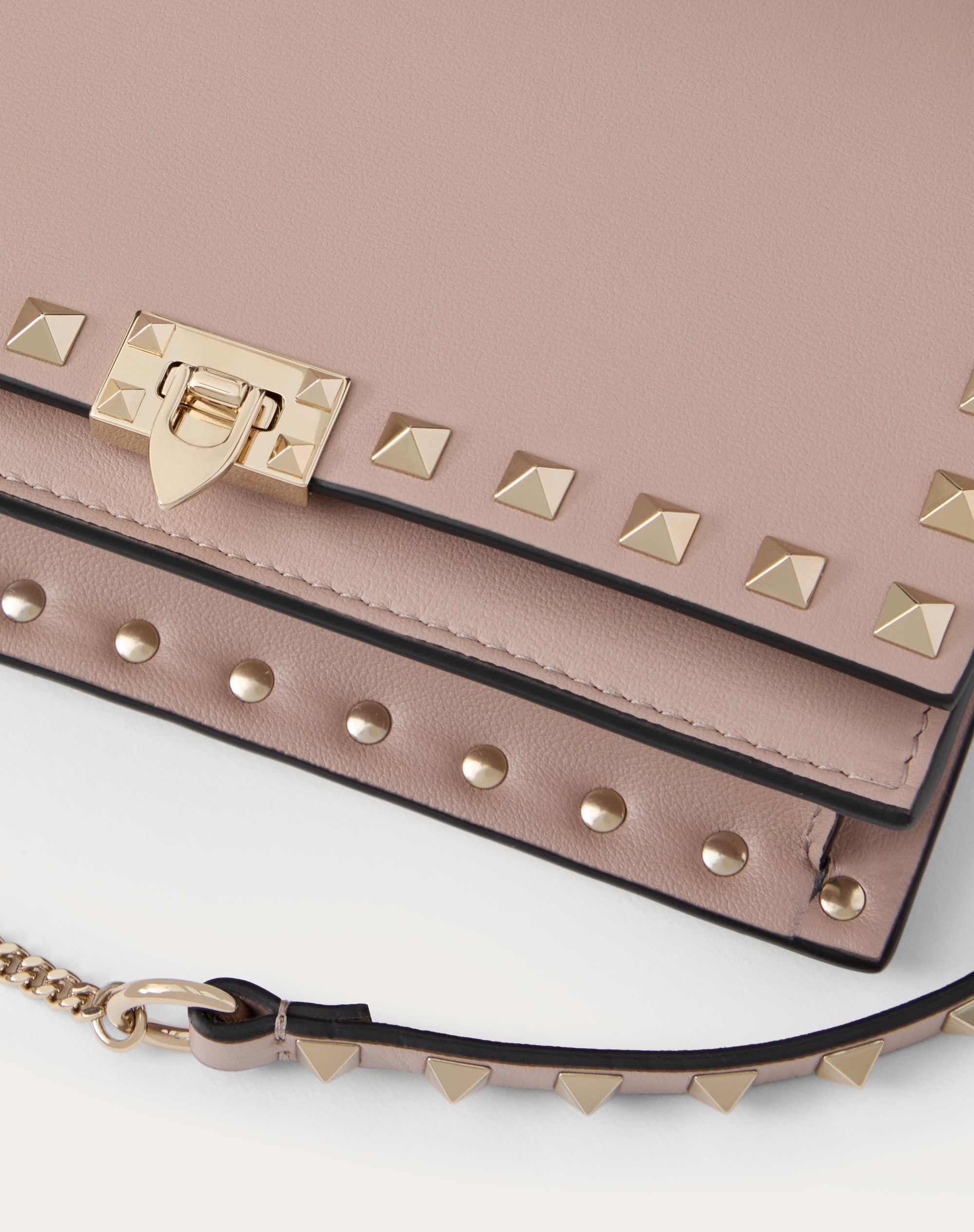 ROCKSTUD MINI CALFSKIN BAG WITH CHAIN - 7