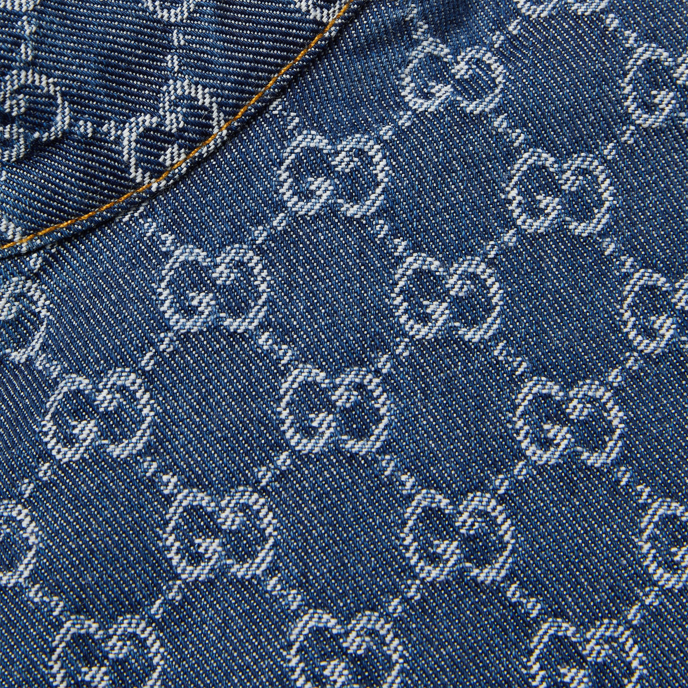 GG denim jacquard jacket - 8