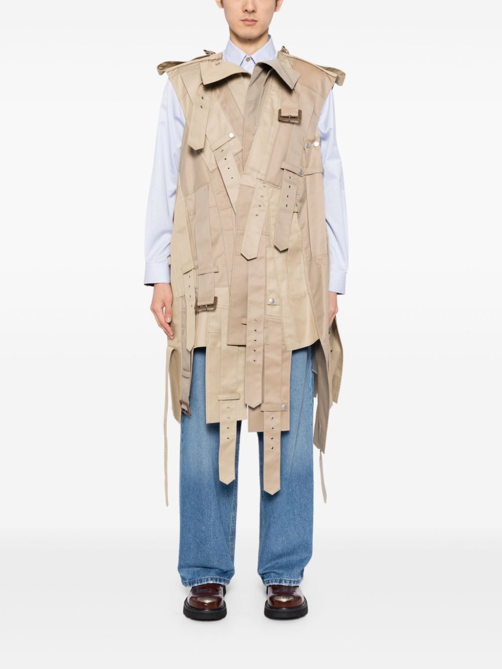 Junya Watanabe MAN multiple straps coat | REVERSIBLE
