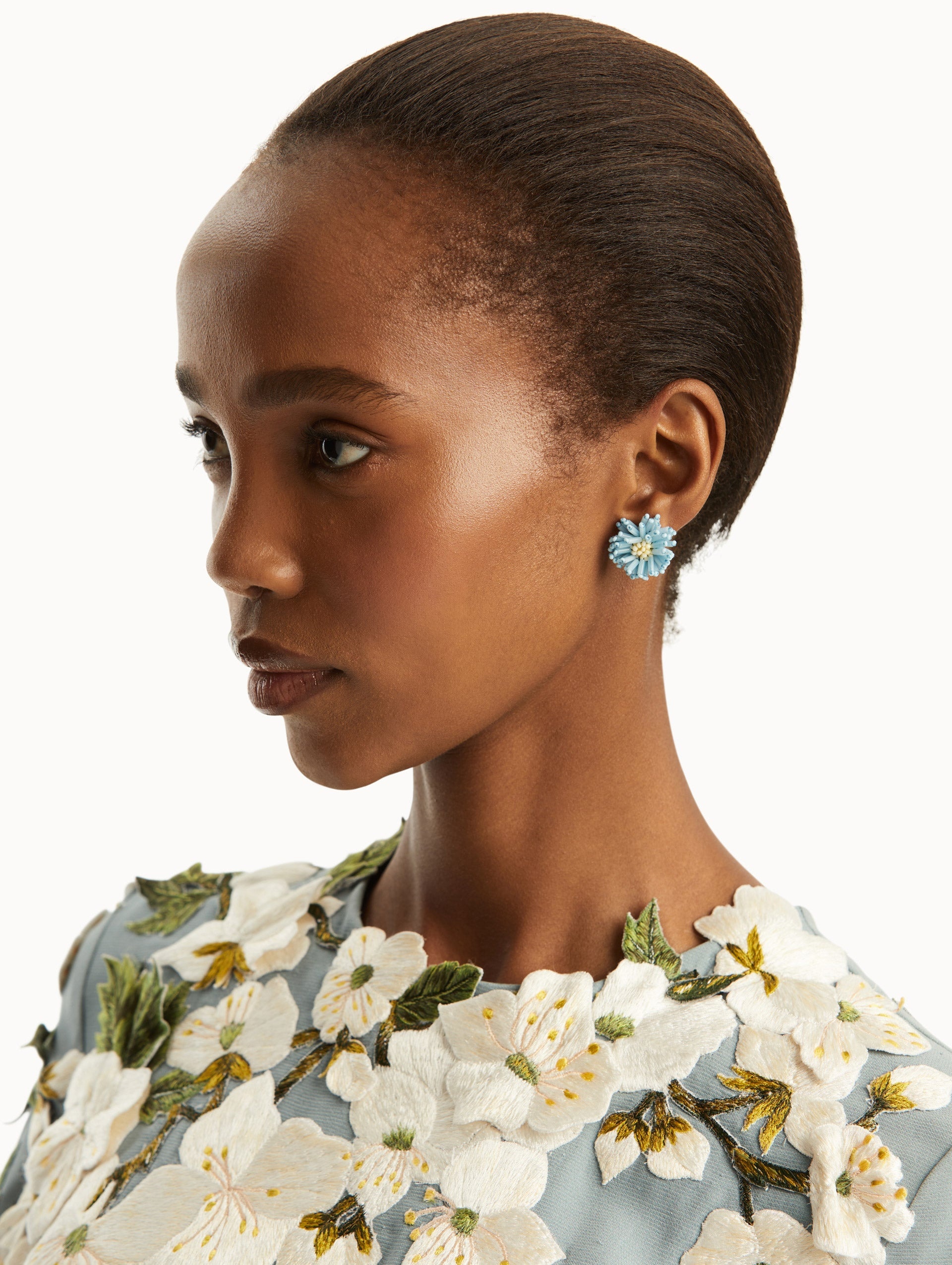 POMPOM FLOWER EARRINGS - 2