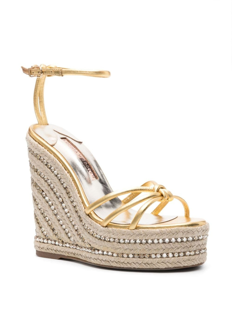 SOPHIA WEBSTER Alina 140mm wedge espadrilles outlook