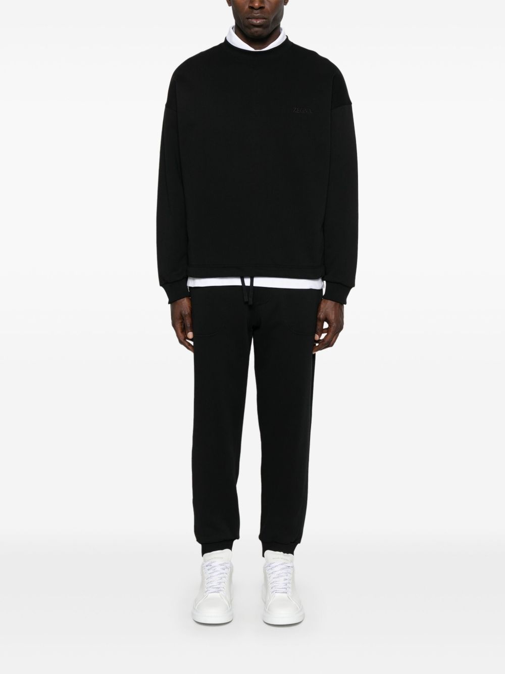 logo-embroidered track pants - 2