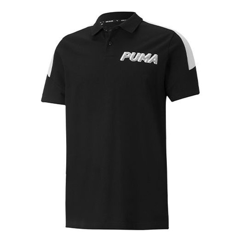 PUMA Modern Sports Logo Polo T-Shirt 'Black' 845913-01 - 1