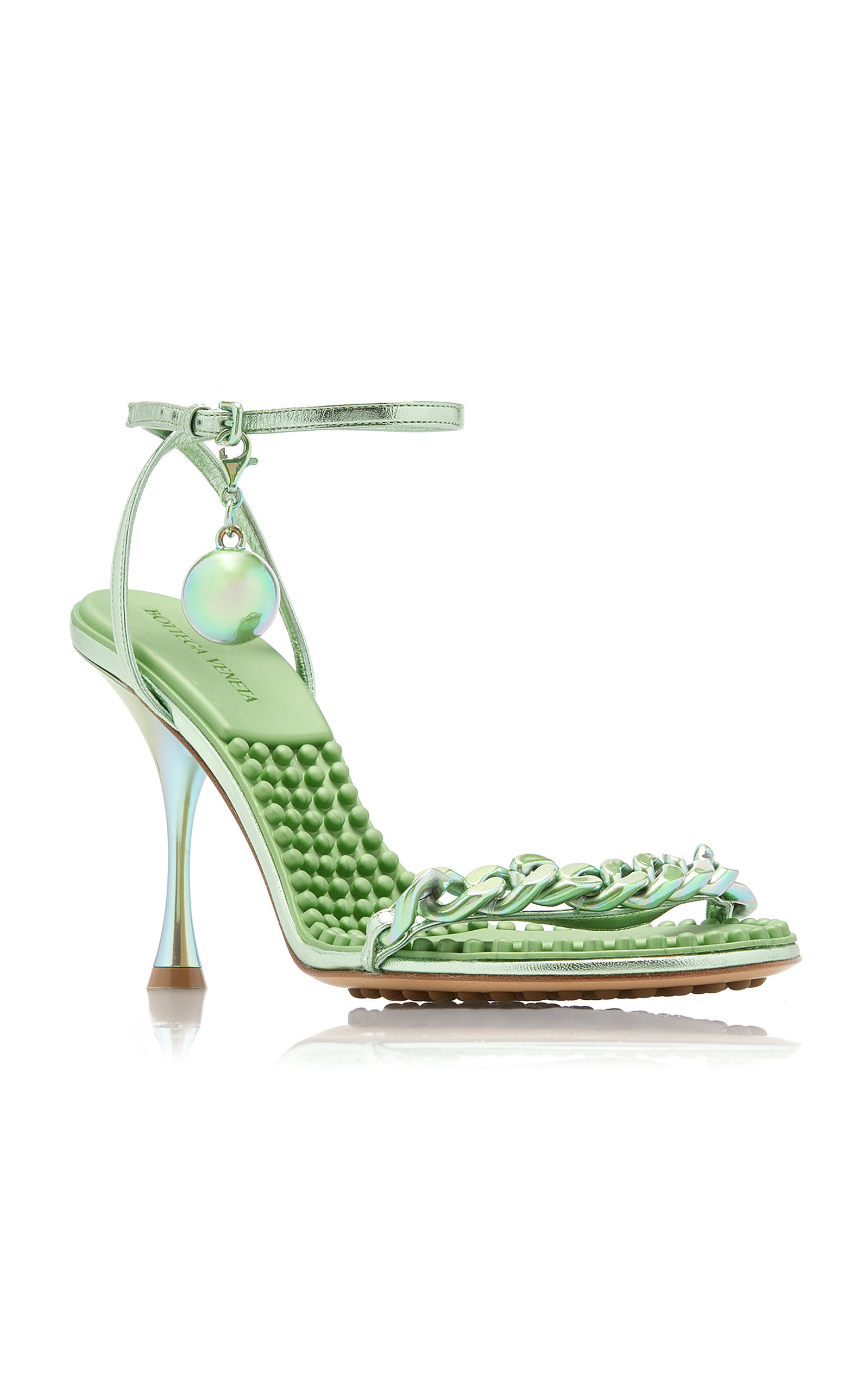 Dot Lounge Metallized Sandals green - 5