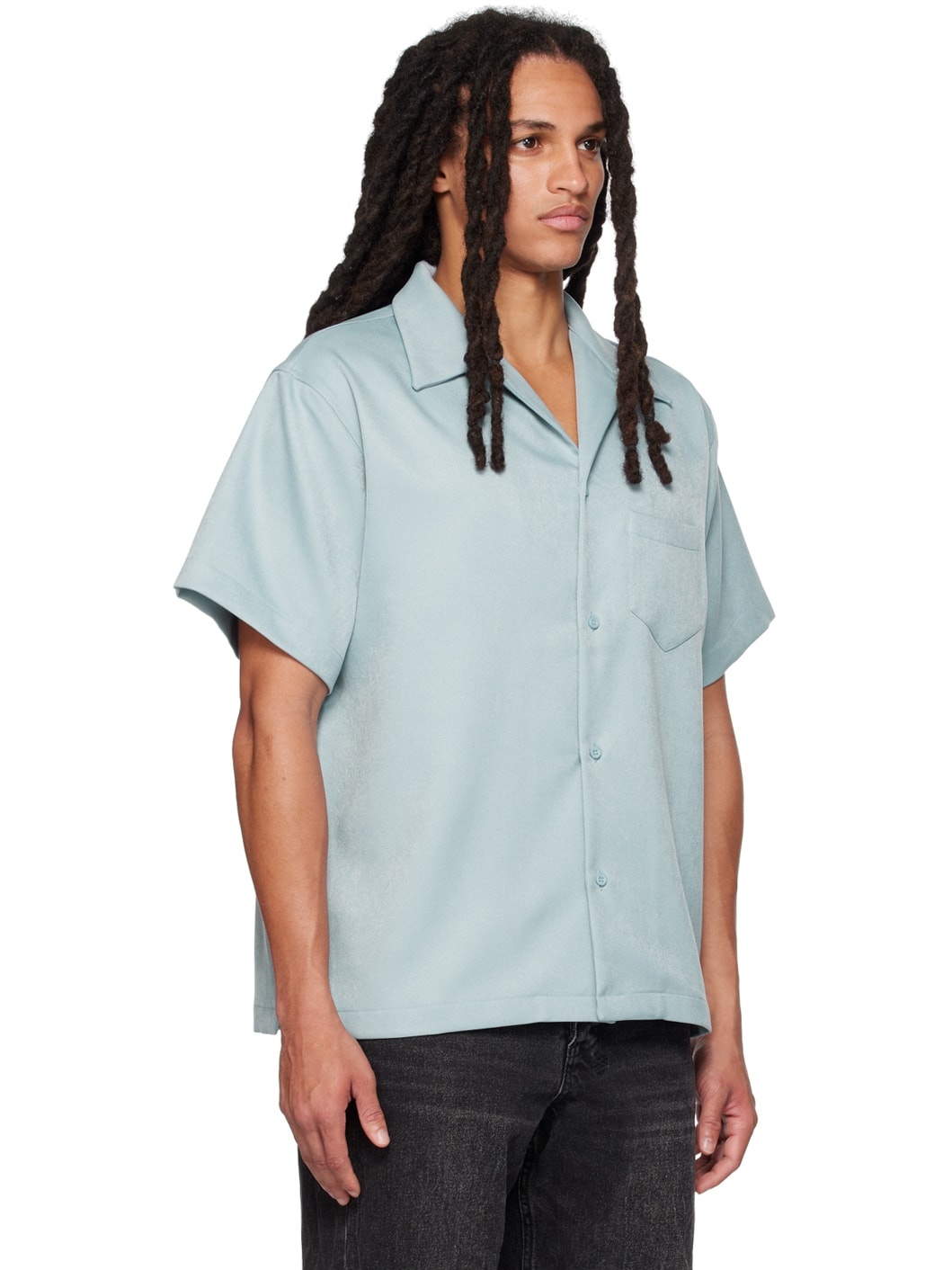 Blue Patch Pocket Shirt - 2
