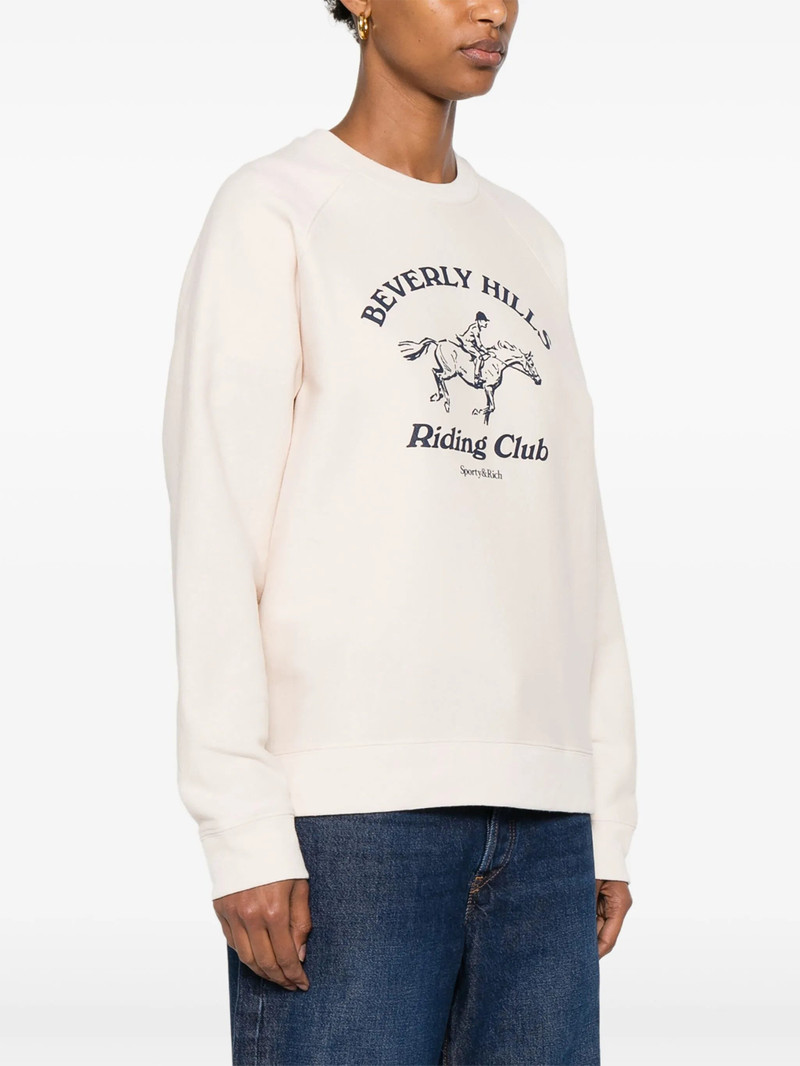 Sporty & Rich Riding Club Sweatshirt outlook
