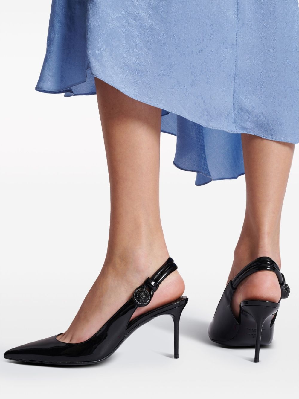 Alma 75mm leather pumps - 7