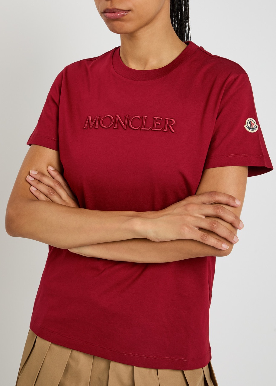 Moncler Logo-embroidered Cotton T-shirt - 5