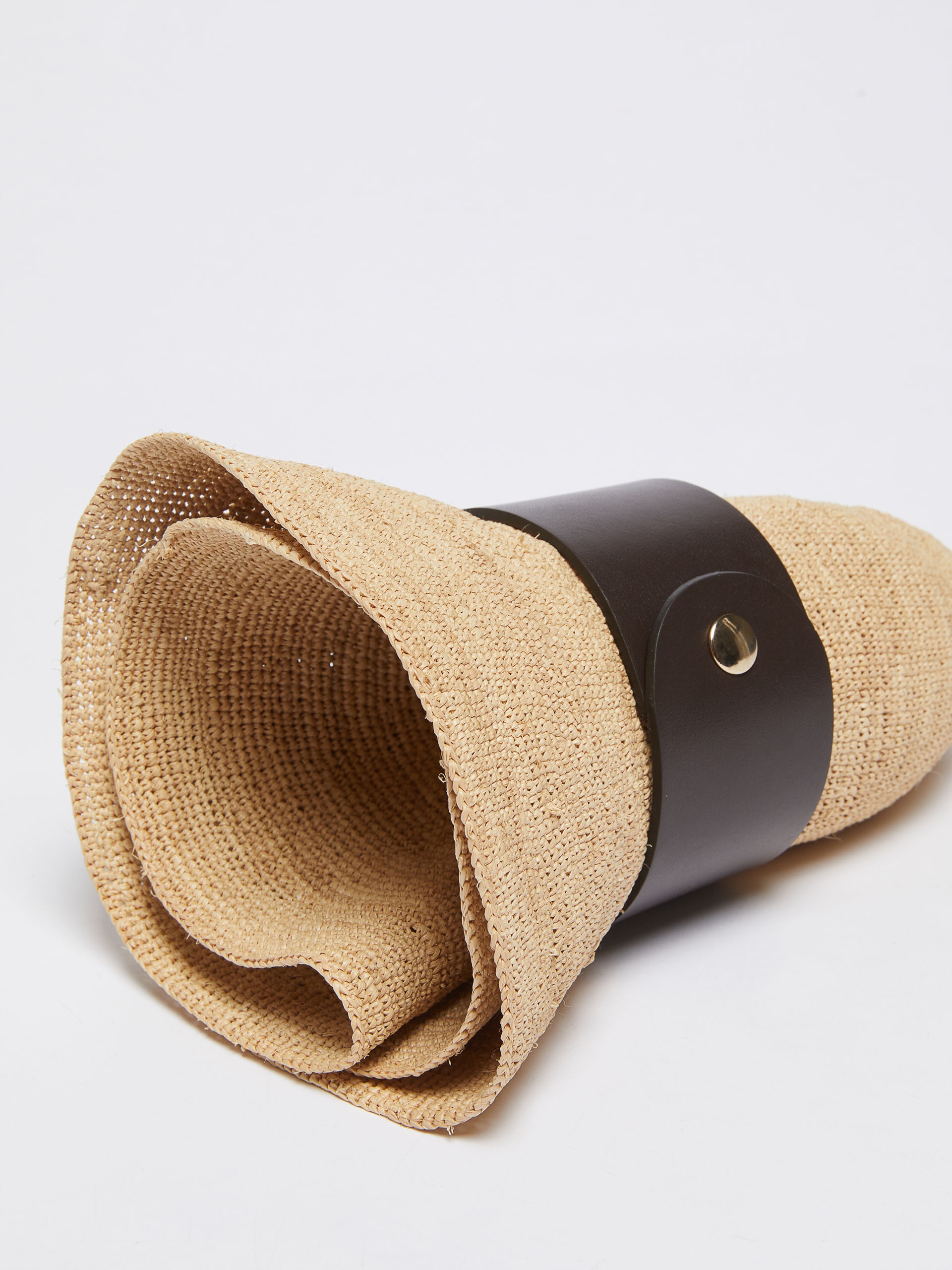 BLANC Raffia cloche hat - 2