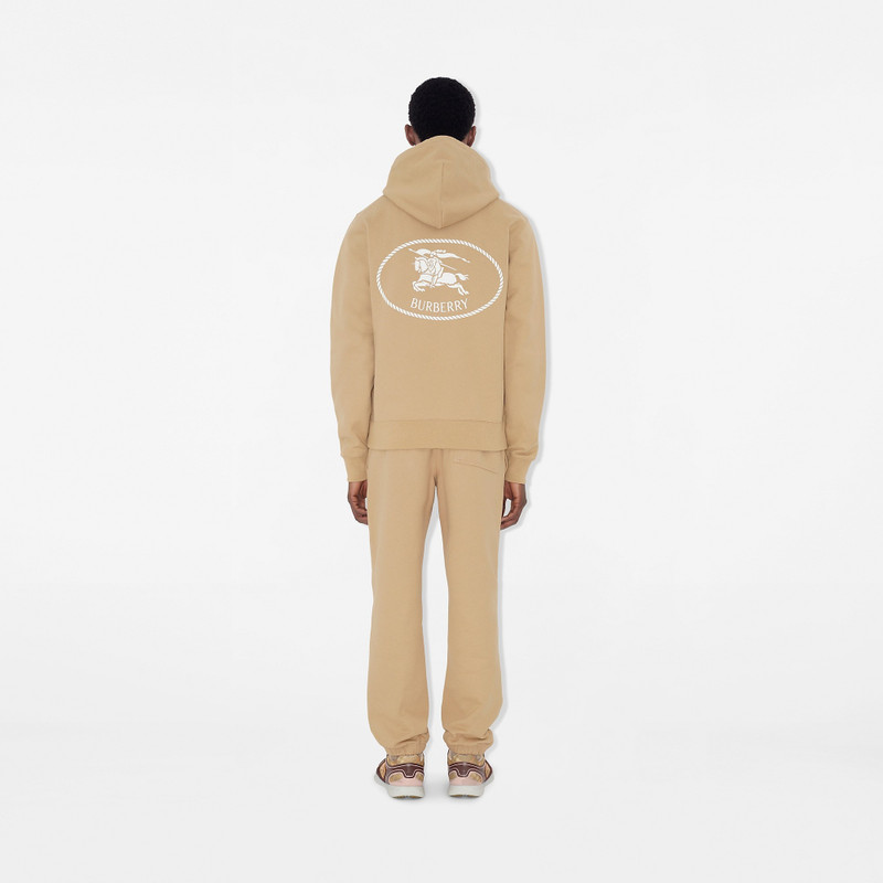 Burberry Knight Stamp Cotton Hoodie outlook