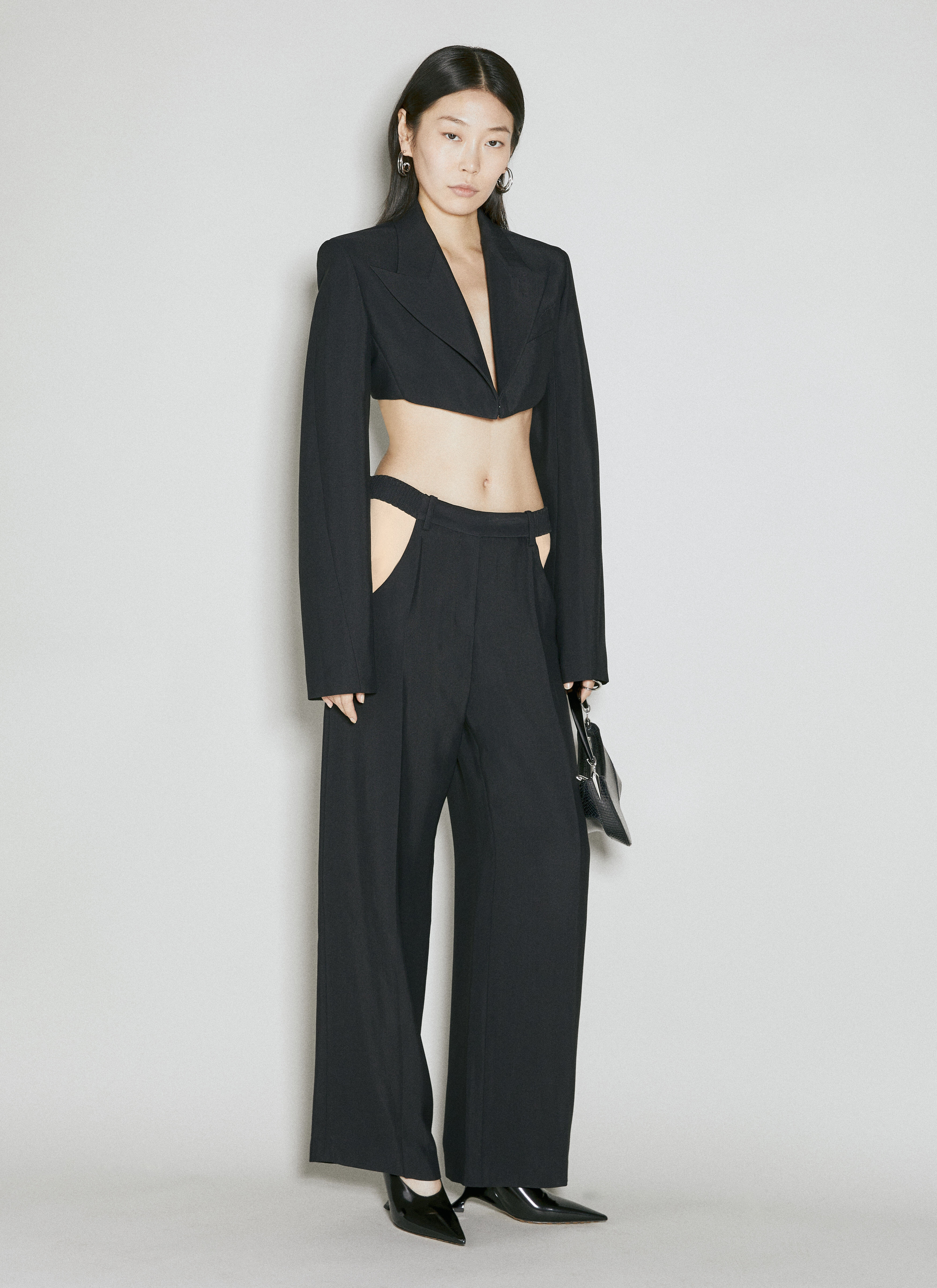 Cut-Out Tailored Pants - 2