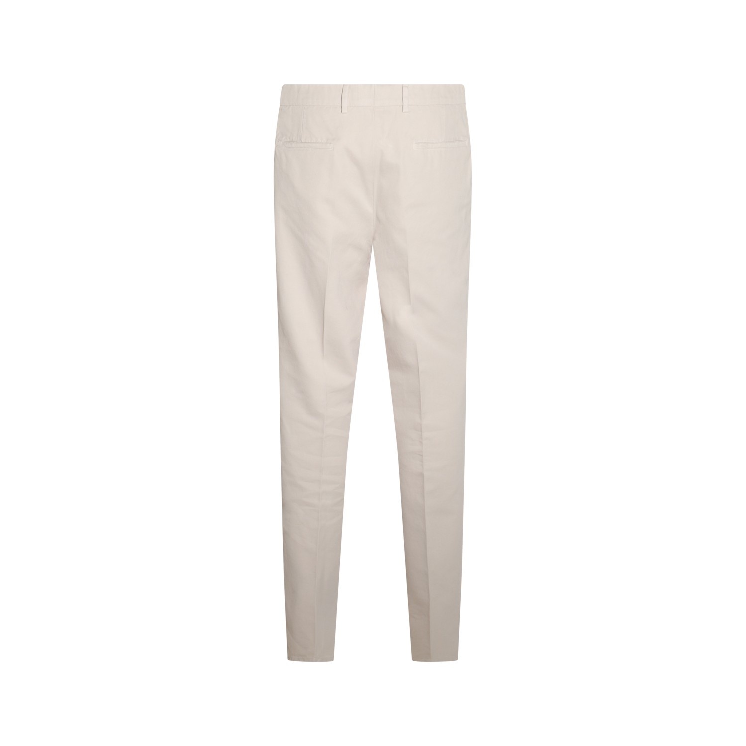 BEIGE COTTON PANTS - 2