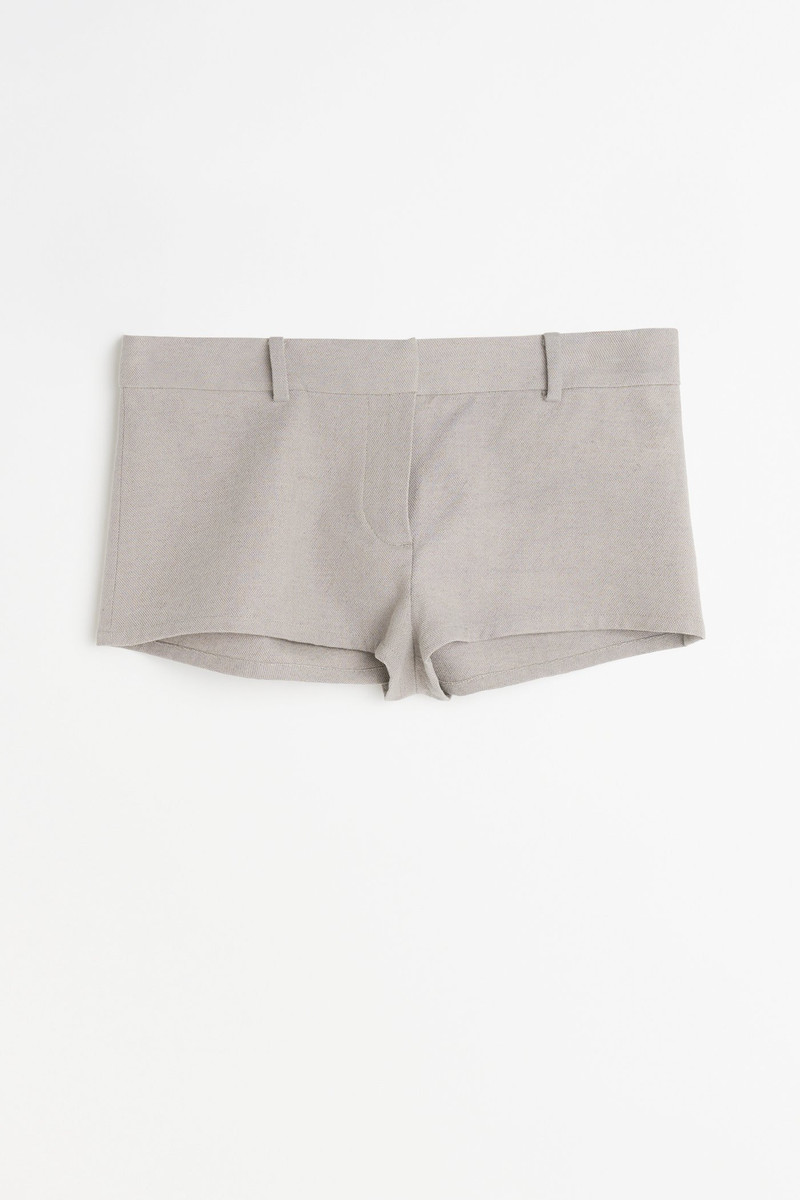 Dune Shorts Stone Gravel Draping Canvas 1