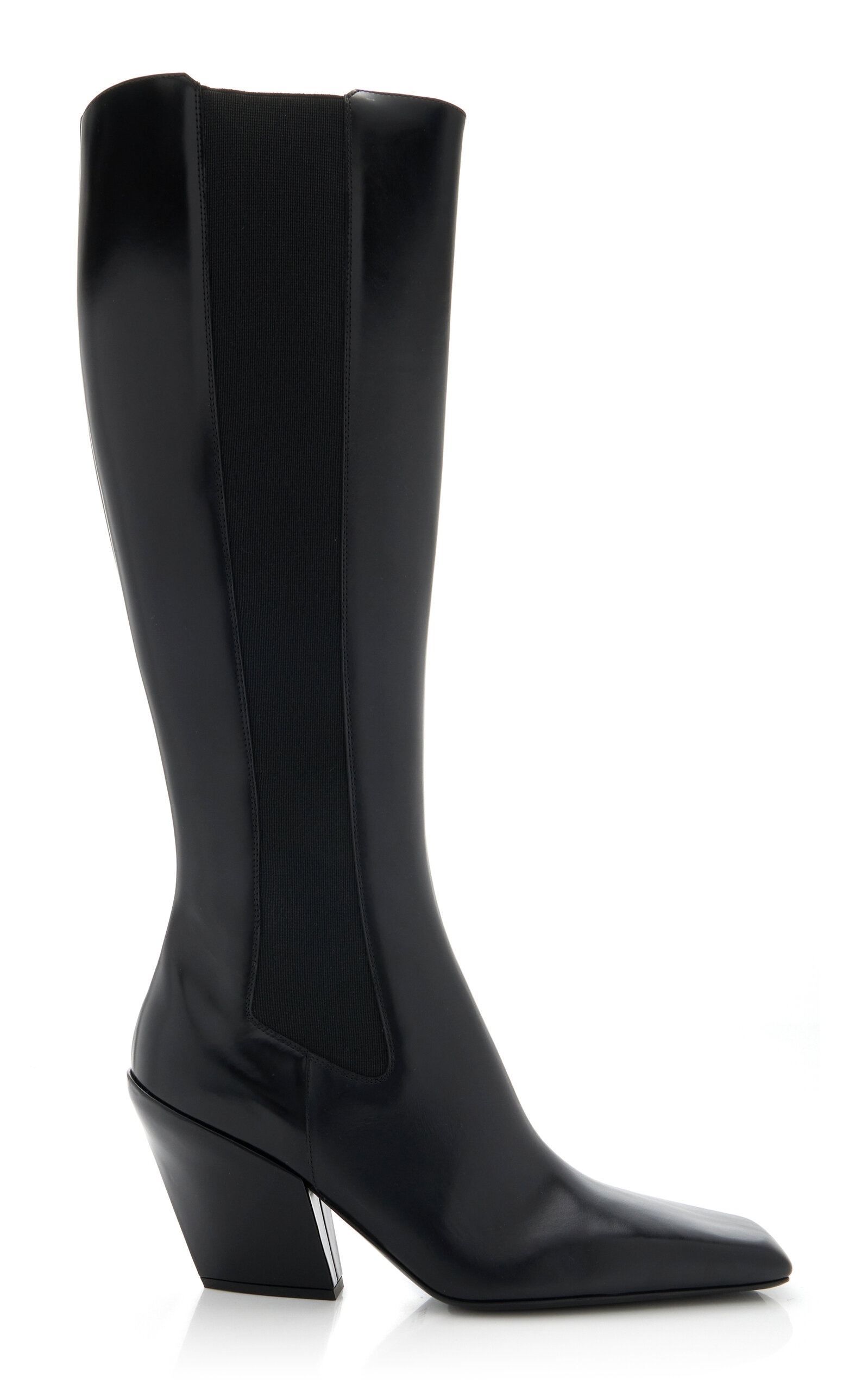 Stivali Leather Knee Boots black - 1