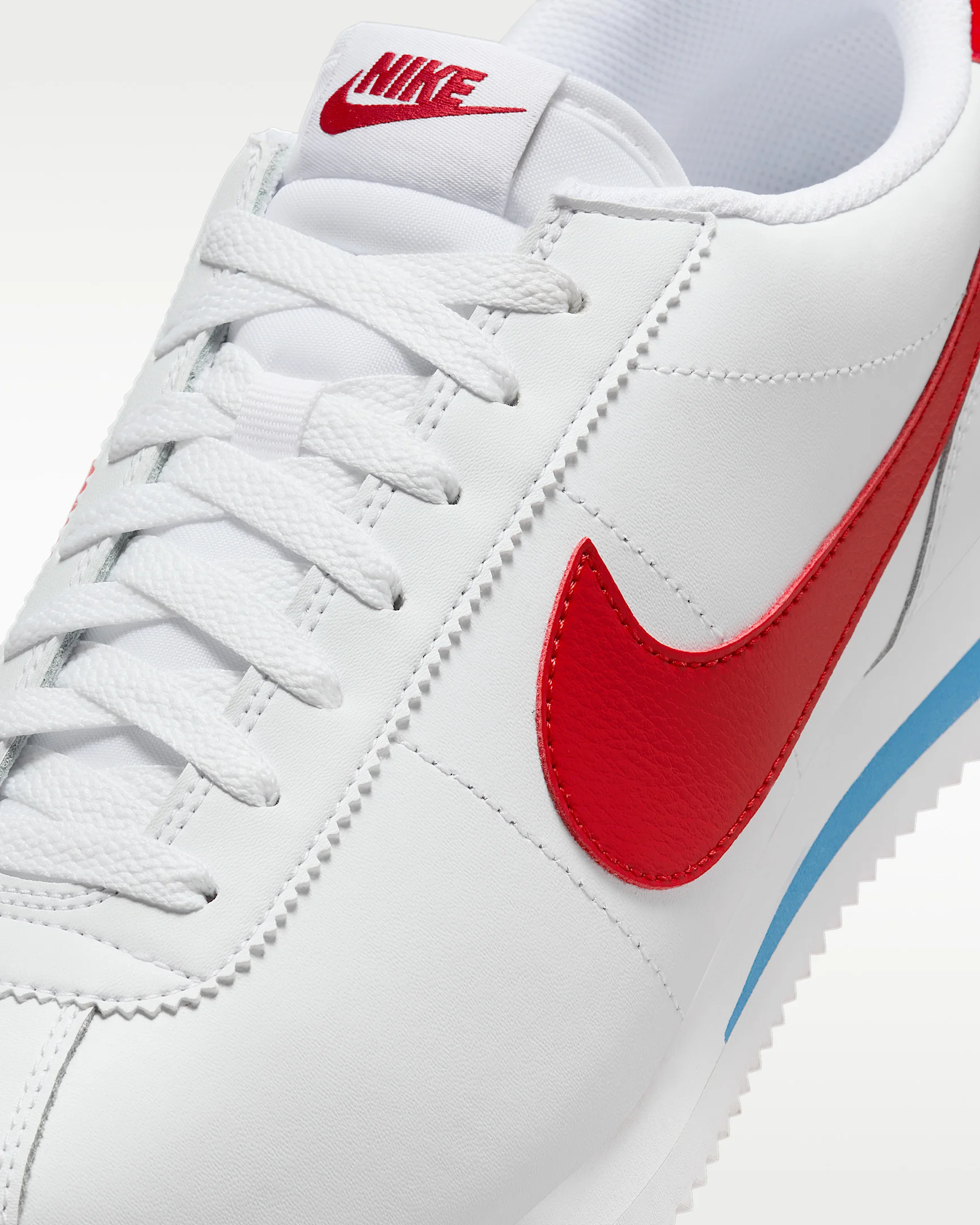 NEW Nike Cortez Shoes White Leather Athletic Sneakers DM4044-108 Men 7.5/Women 9 Nike Cortez White/Black DM4044-105 Sz 9 | Mercari main image 2