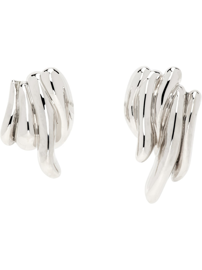 Silver Mismatched Earrings 1