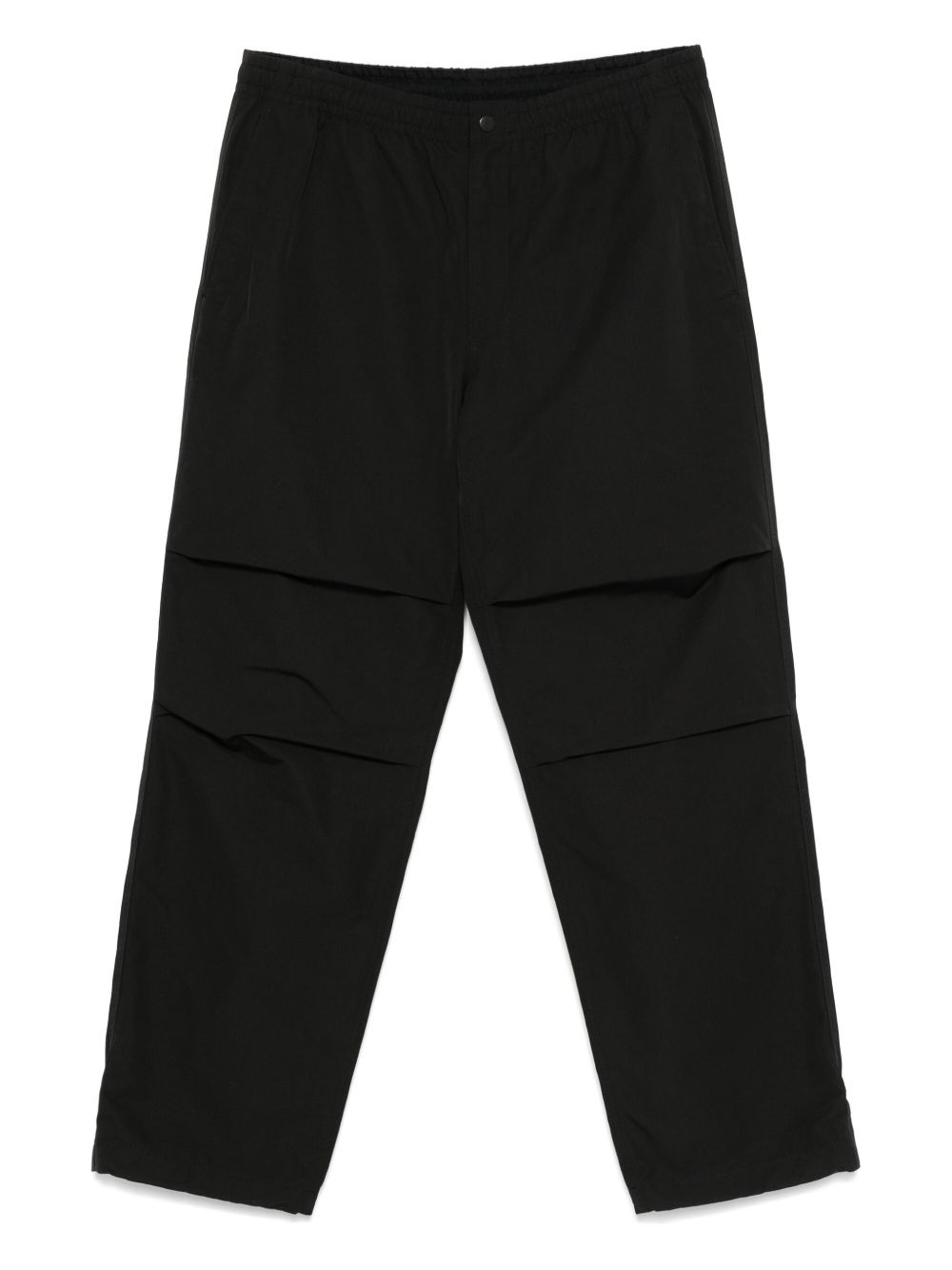 cotton-blend loose-fit trousers - 1