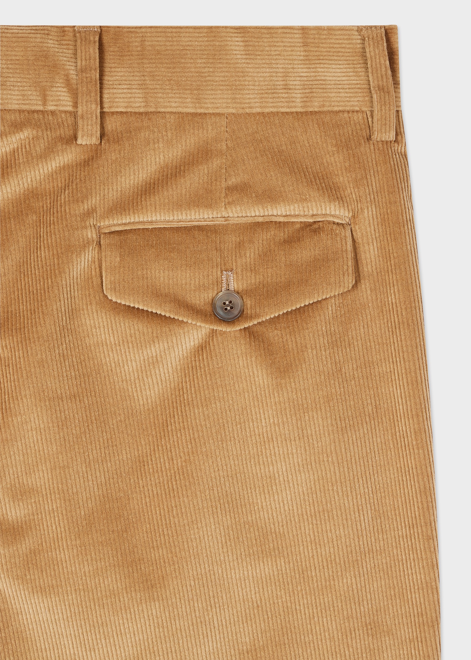 Tapered-Fit Tan Cotton-Blend Corduroy Trousers - 2