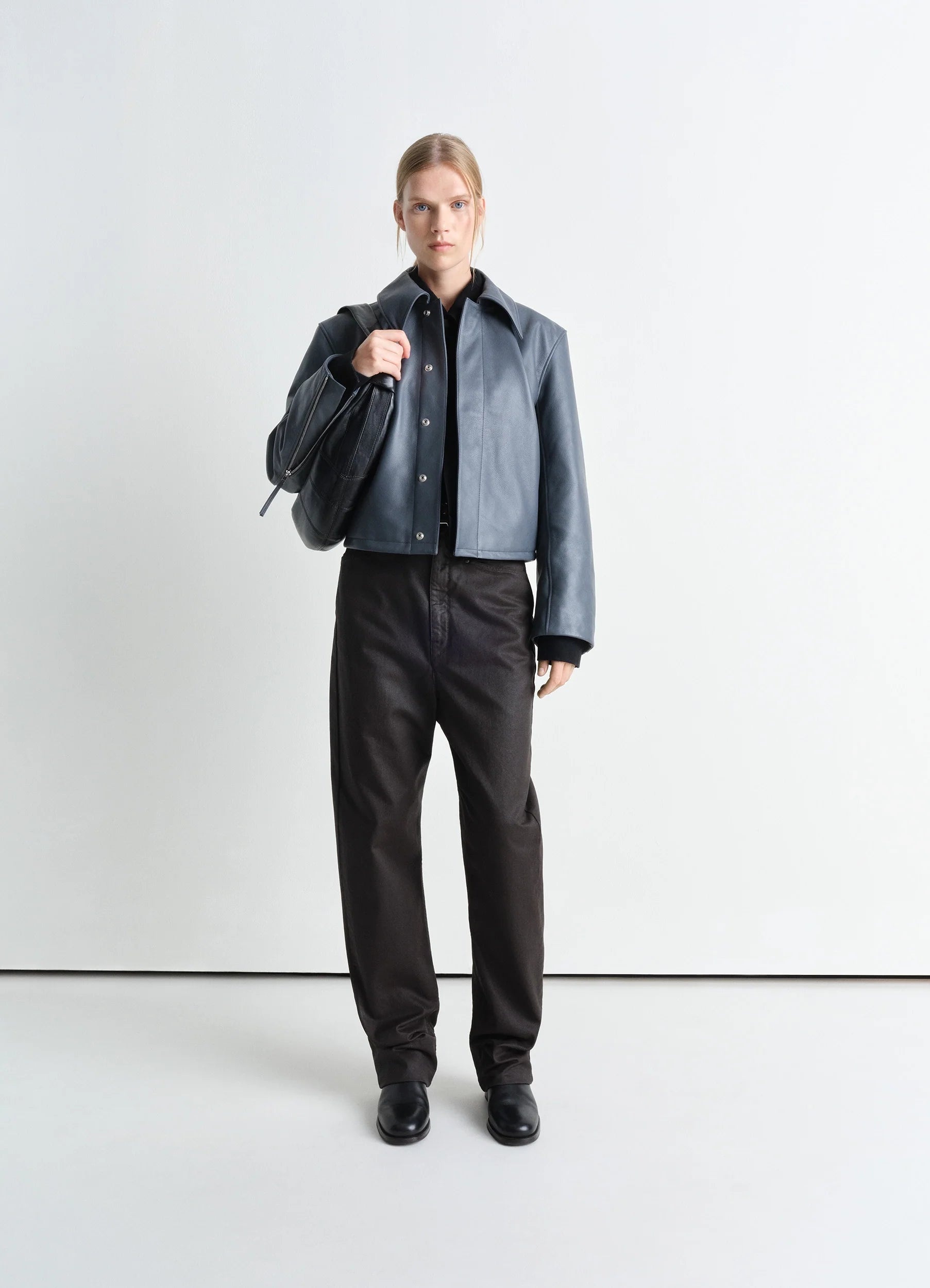 BOXY CROPPED JACKET - 2