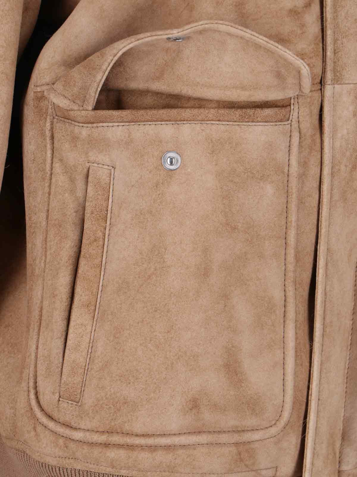 SHEEPSKIN AND SHEARLING SUEDE JACKET - 5