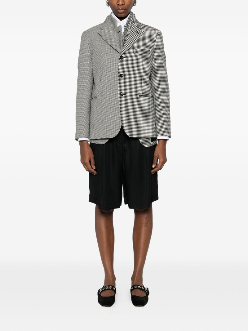 Comme Des Garçons checked blazer outlook