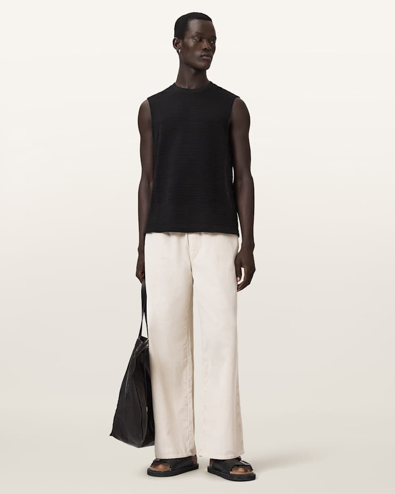 ALLSAINTS COVE SLEEVELESS CREW NECK COTTON T-SHIRT outlook