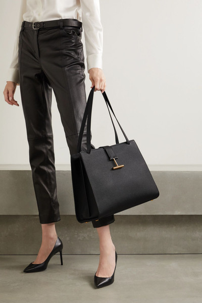 TOM FORD Tara textured-leather tote outlook