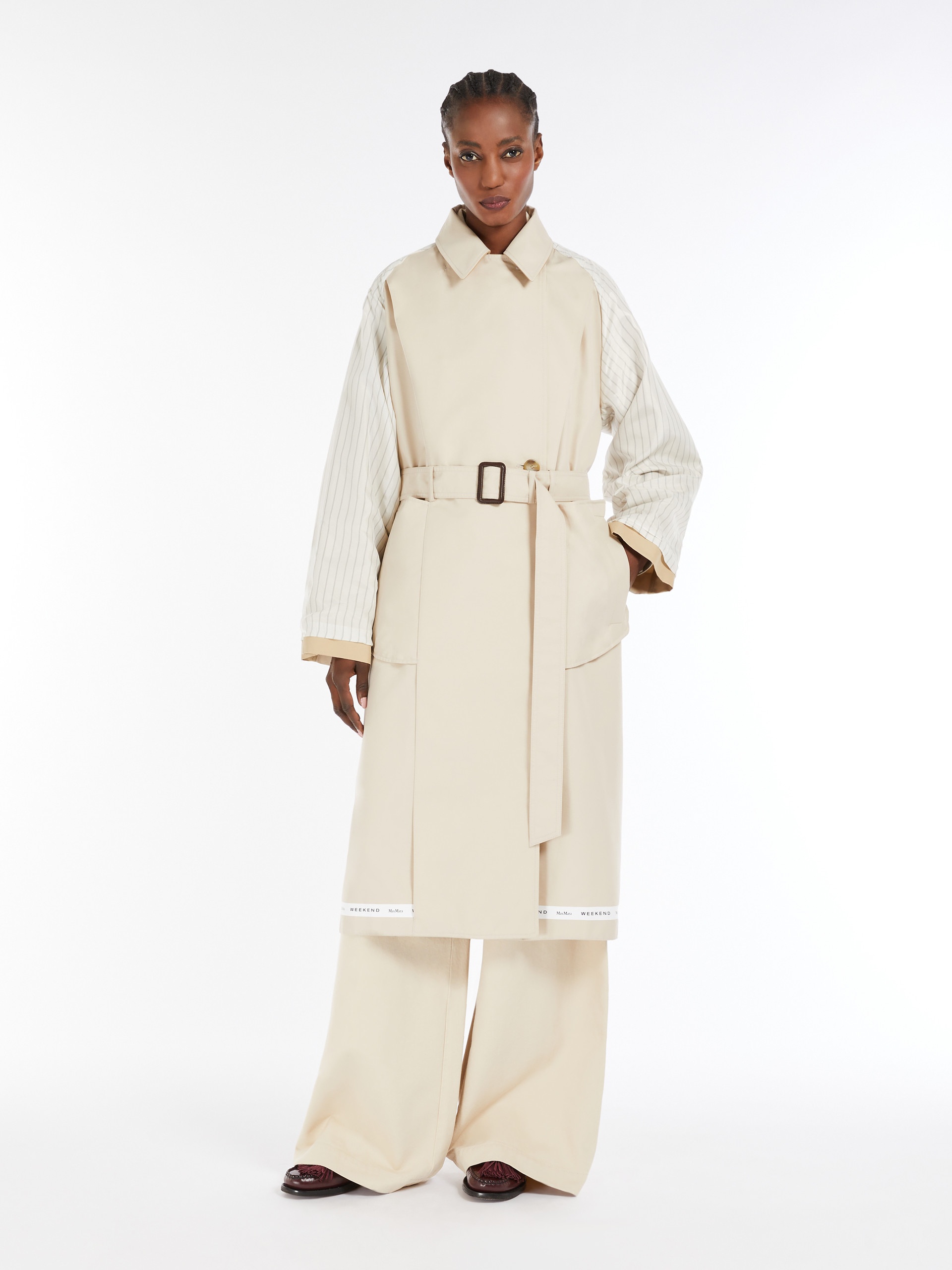 CANASTA Reversible trench coat in water-repellent gabardine - 5