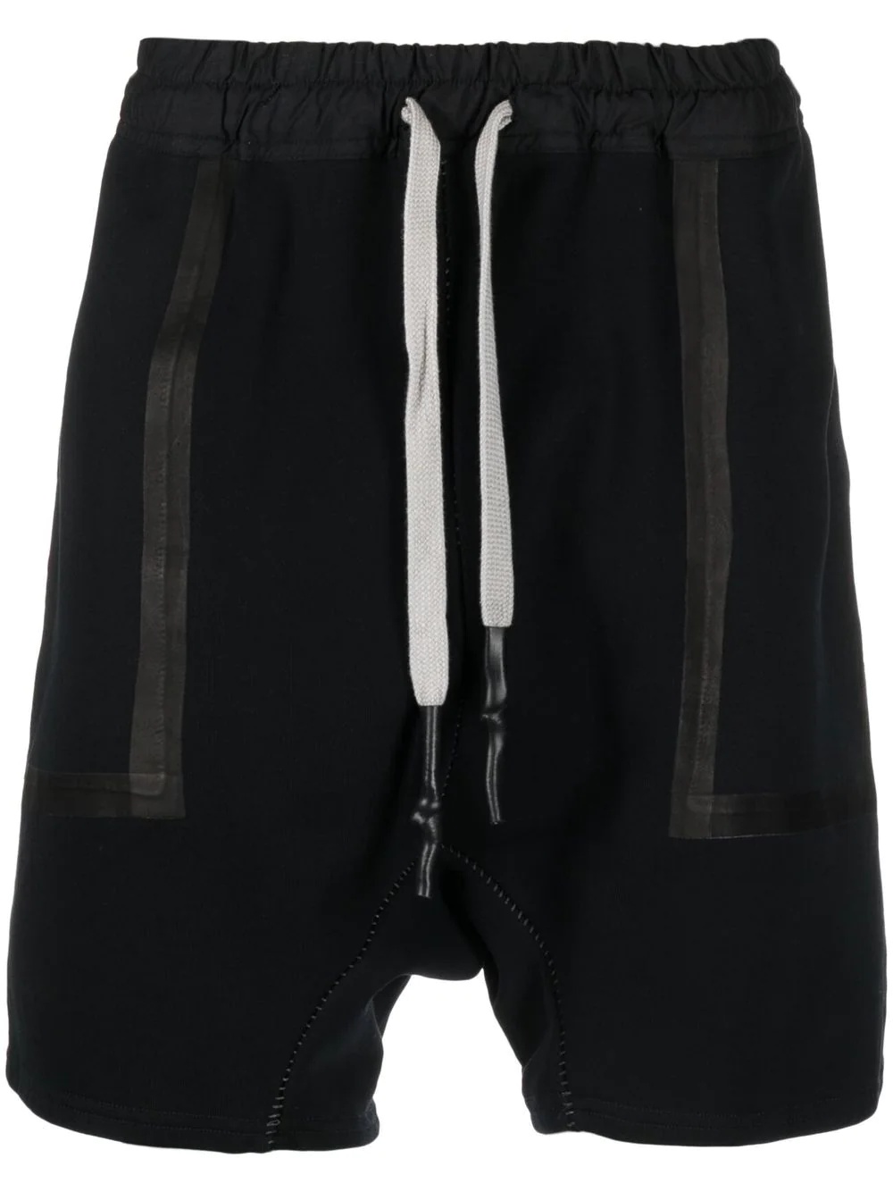 contrast-panel bermuda shorts - 1