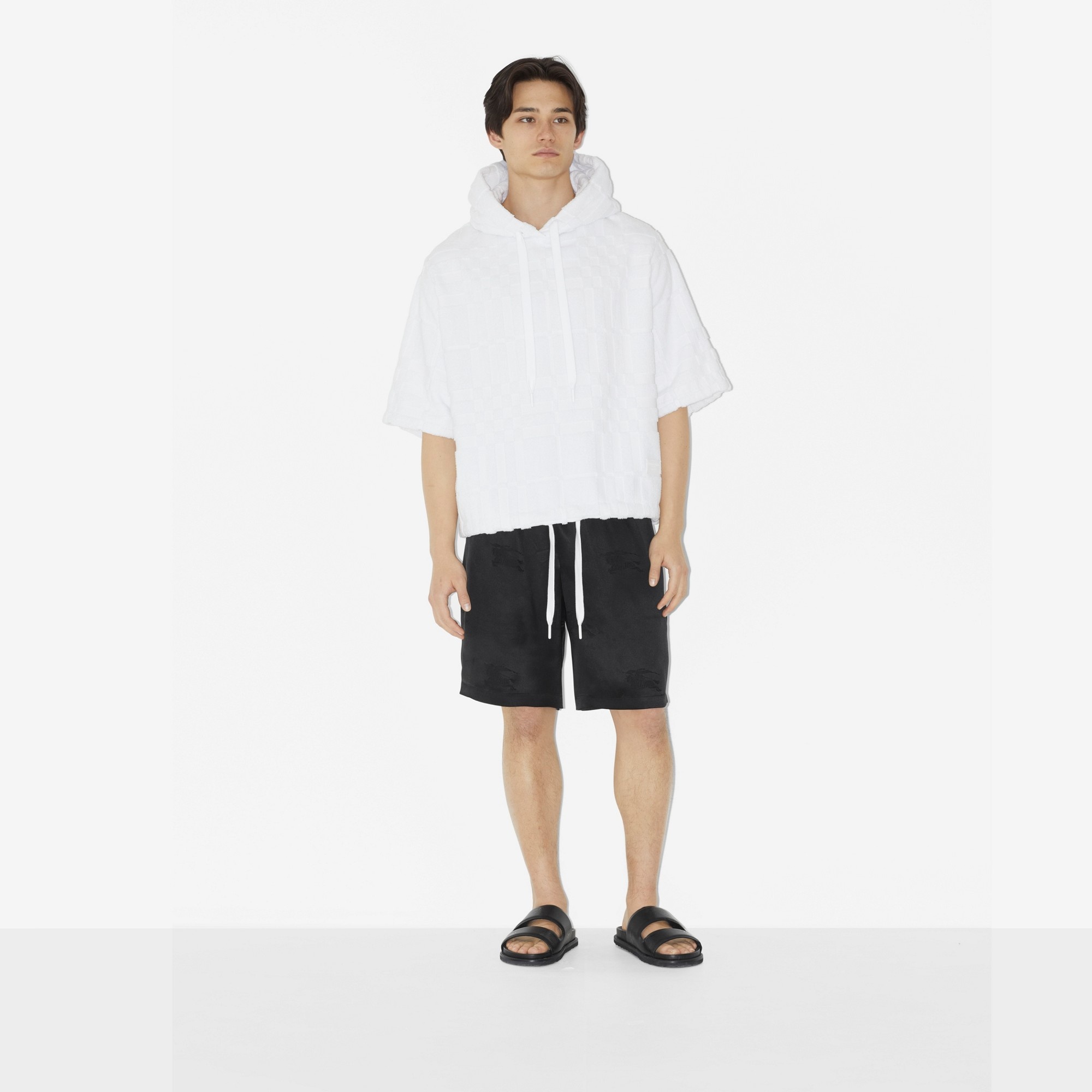 Check Cotton Hoodie - 2