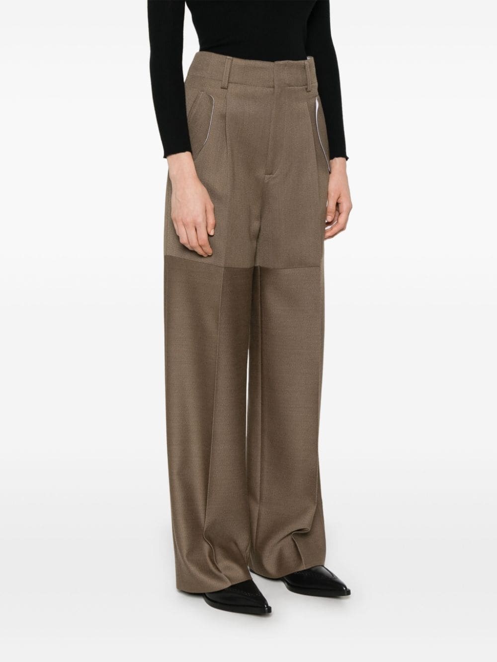 panelled trousers - 3