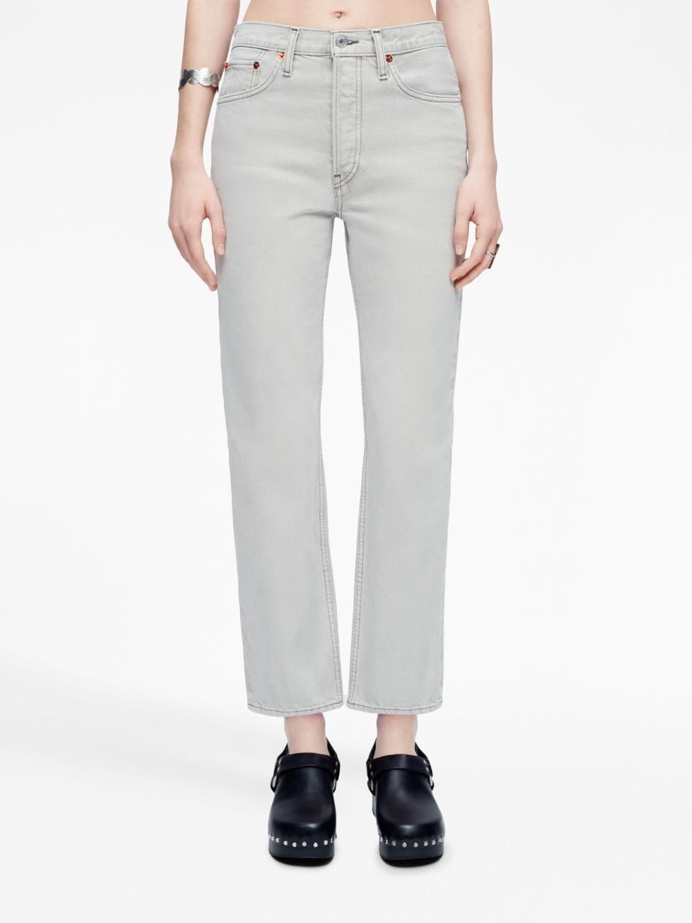 70s Stove Pipe high-rise slim-cut jeans - 3