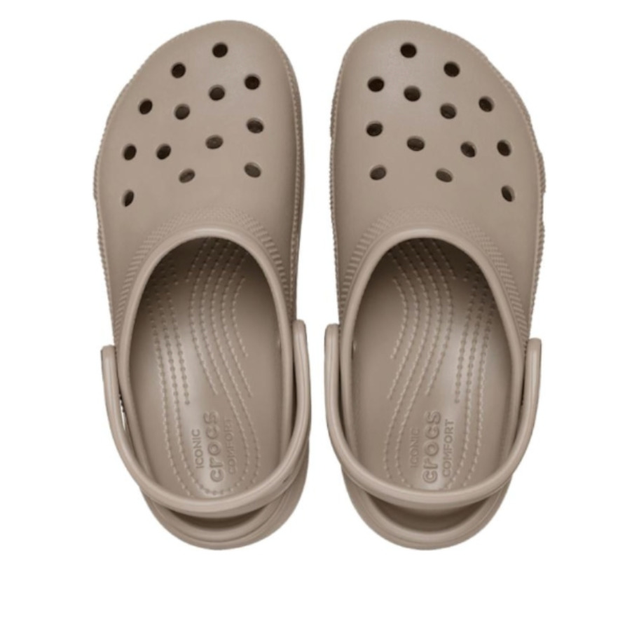 (WMNS) Crocs Classic Plaform Clog 'Taupe' 206750-214 - 3