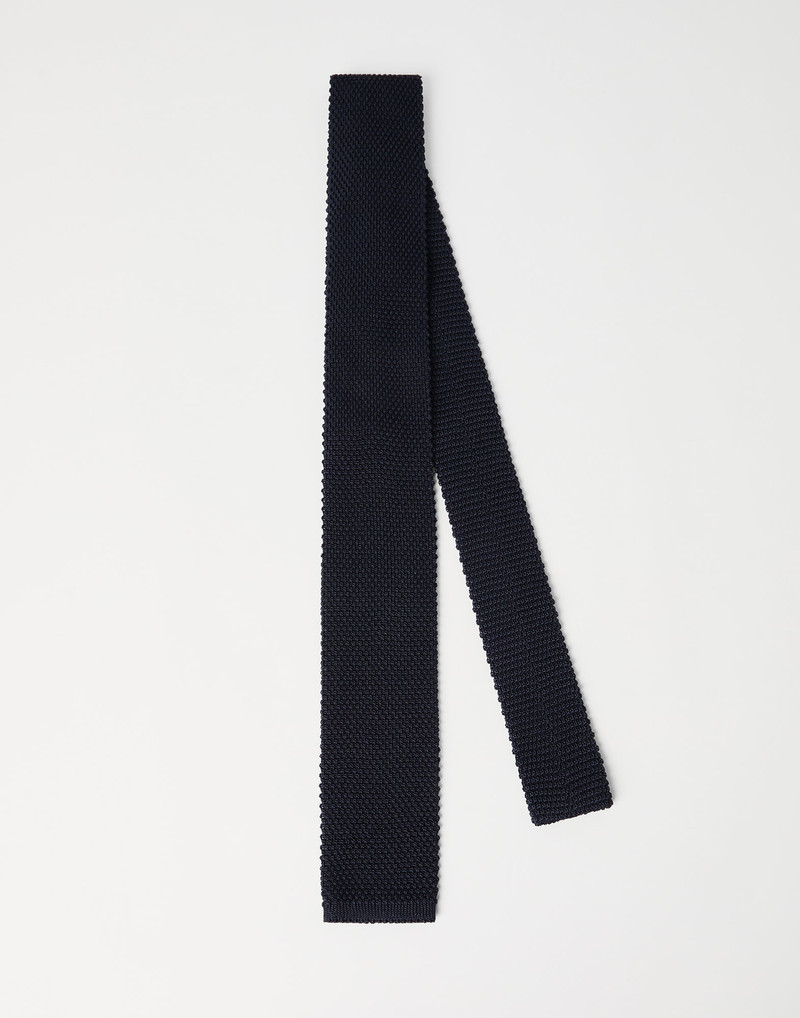 Silk knit tie 1