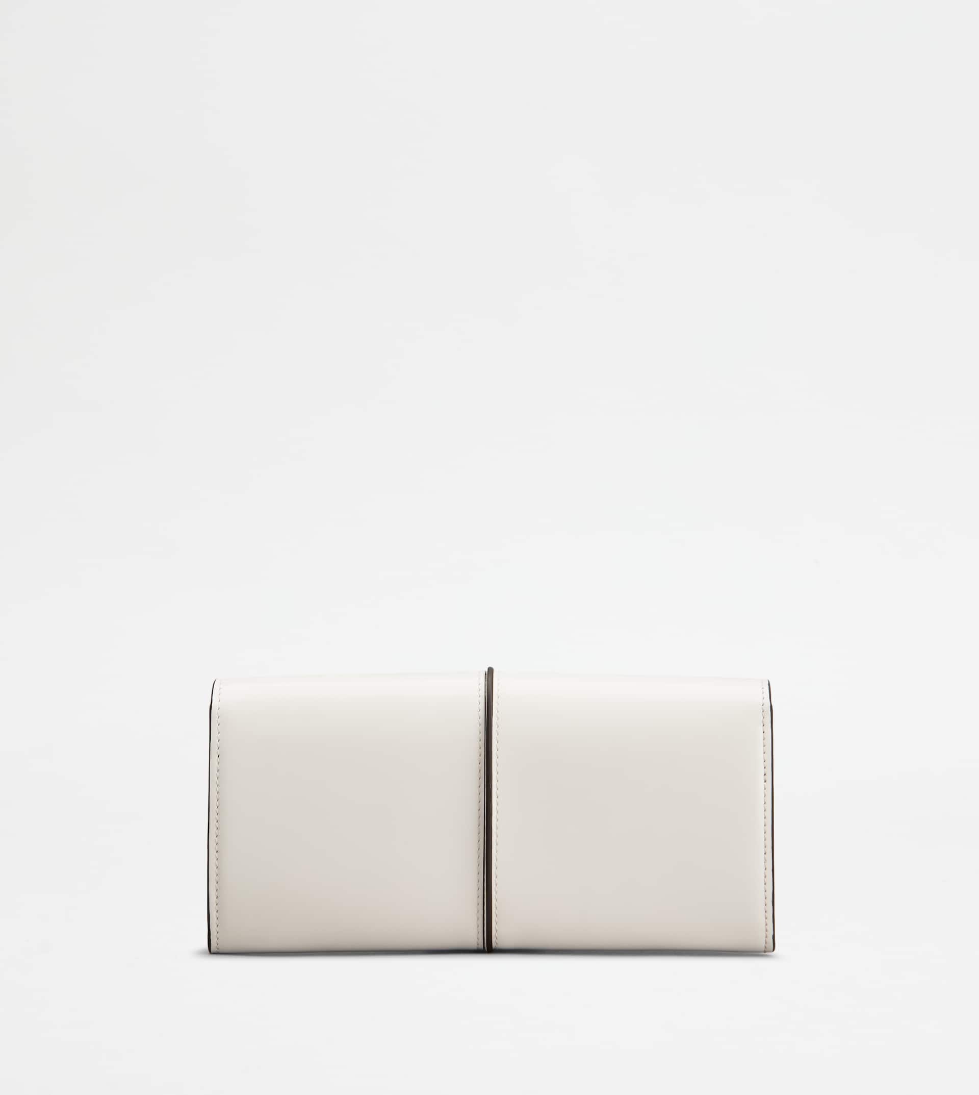 T TIMELESS WALLET IN LEATHER - WHITE - 3